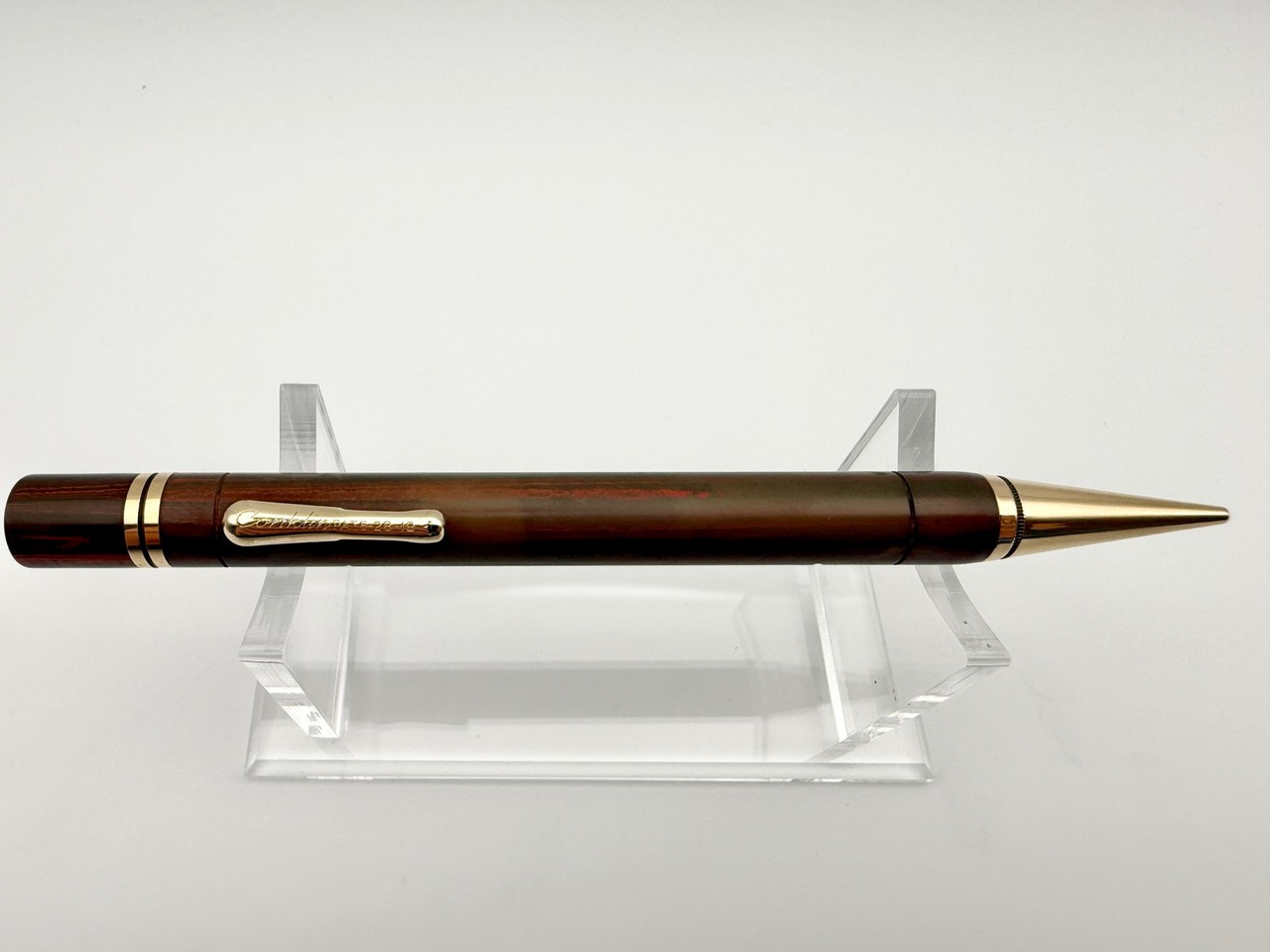 CONKLIN ENDURA OVERSIZE WOODGRAIN HARD RUBBER MECHANICAL PENCIL RARE