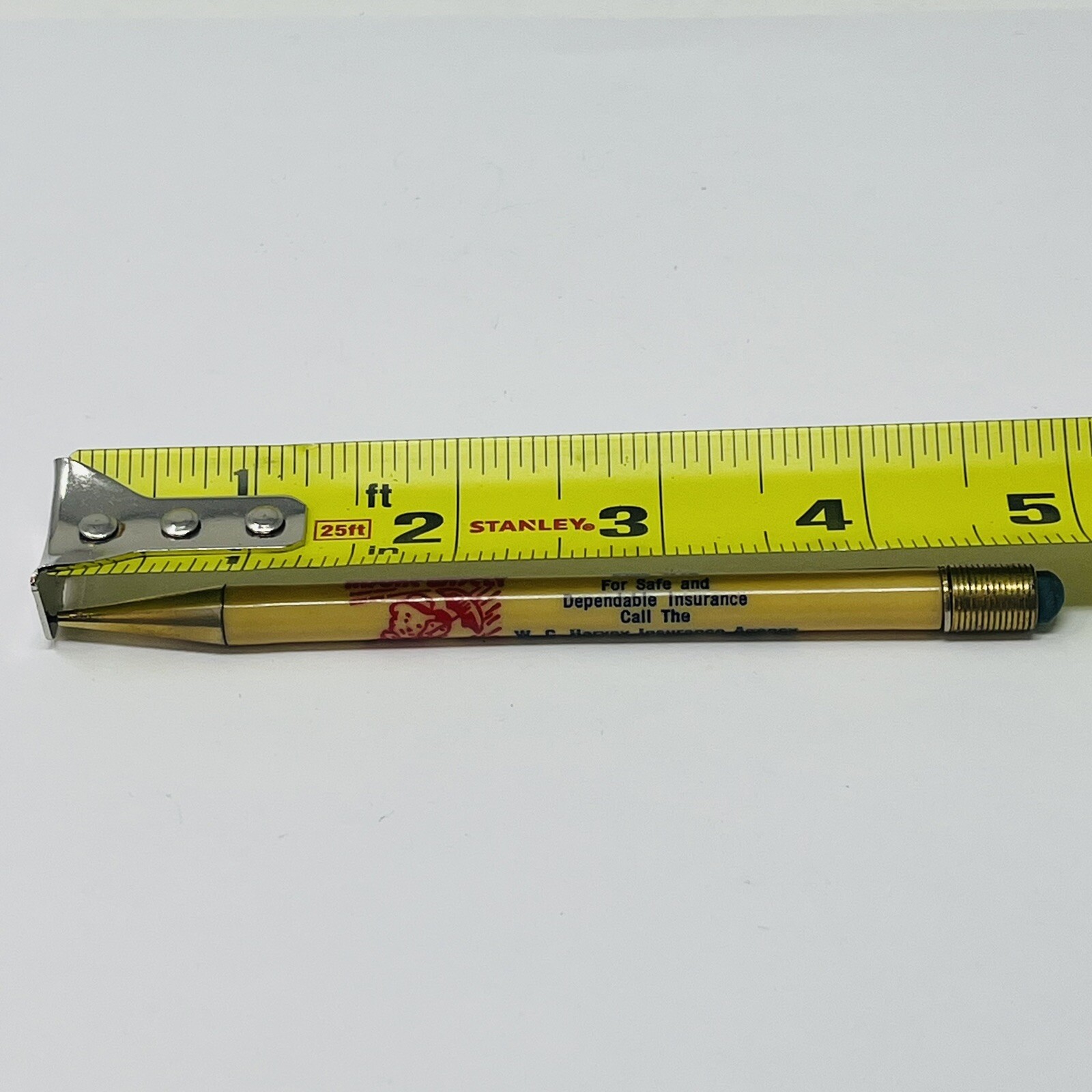 W.C. Harvey Insurance Britt IA Iowa APCO Advertising Promo Mechanical Pencil