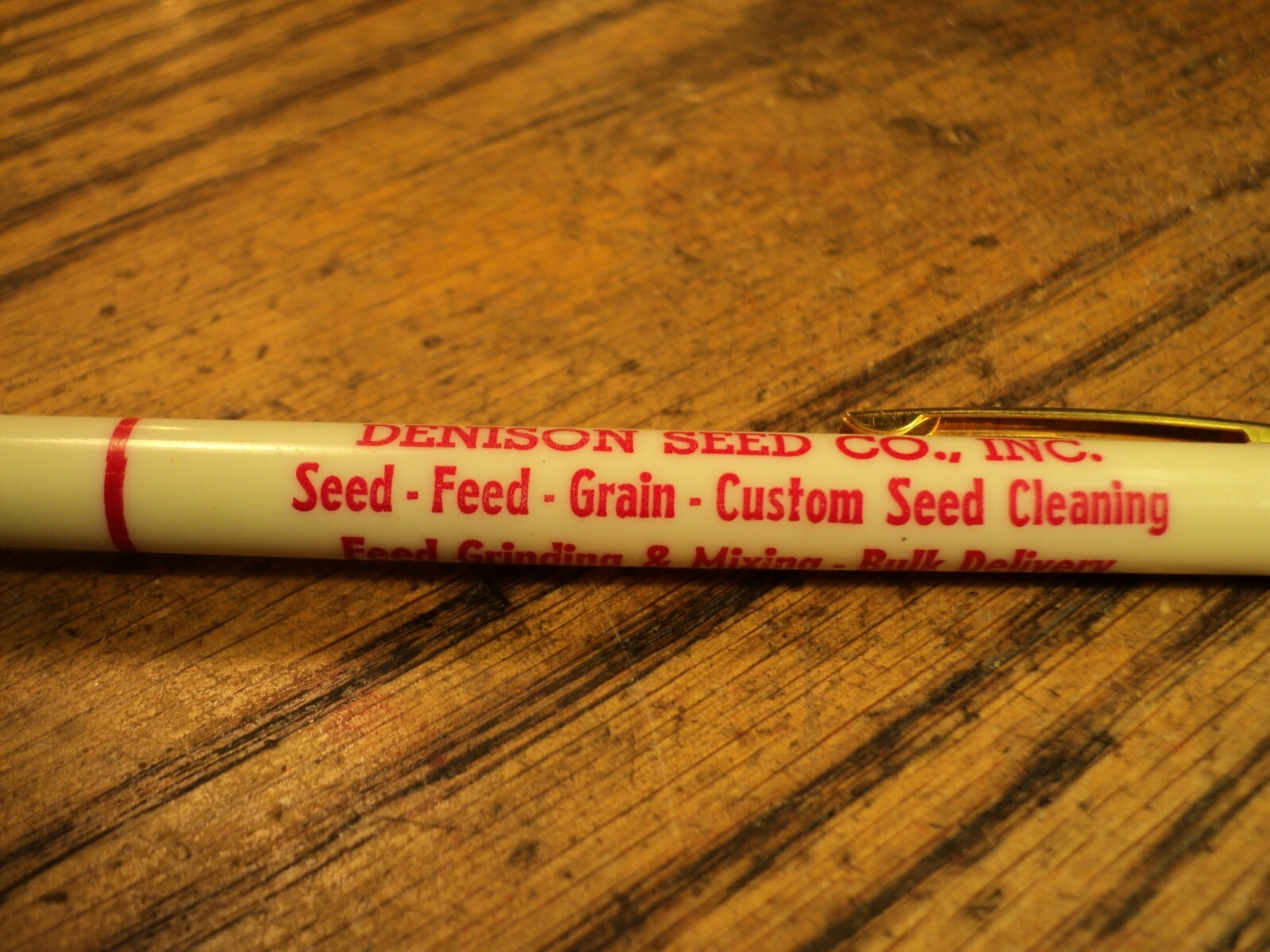 Vintage Readyriter Mechanical Pencil Advertising Denison Seed Co Inc Denison Ia