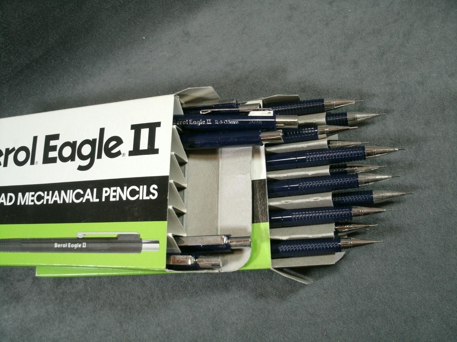 17 Vintage Berol Eagle II TL-5 0.5 mm Mechanical Pencils In Boxes NEW OLD STOCK