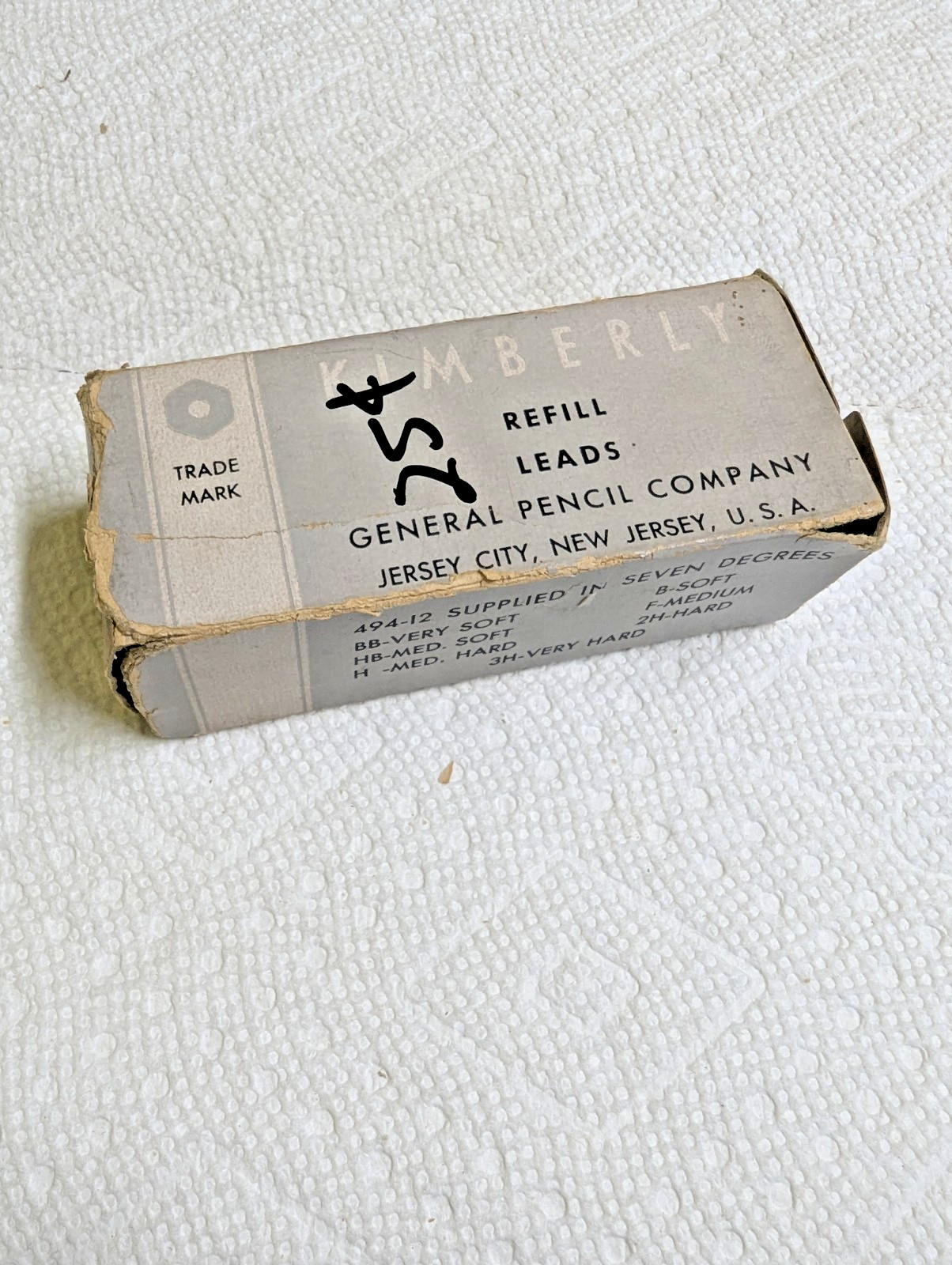Kimberly General Pencil Company Jersey City, New Jersey Full Box Leads VINTAGE