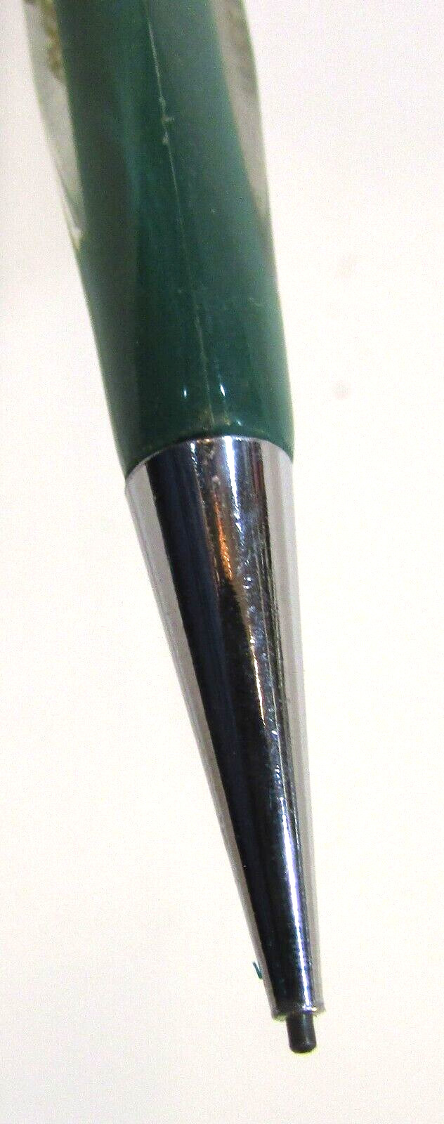 50’s Square Clear Acrylic Barrel Mechanical Pencil Polk Farm Bureau Crookston MN