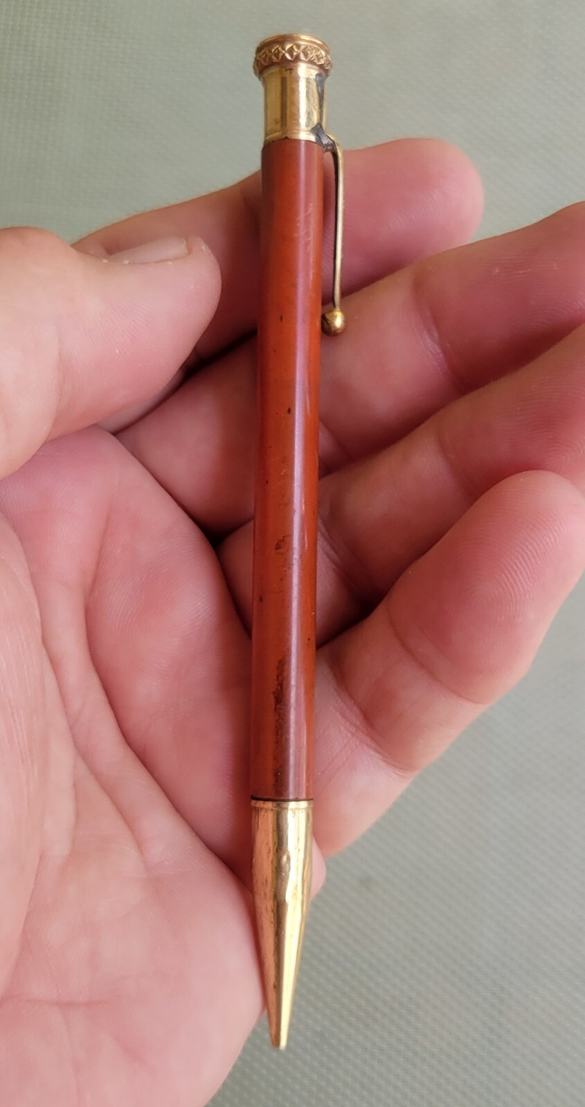 Vintage Early Morrisons Mechanical Pencil Gold Filled