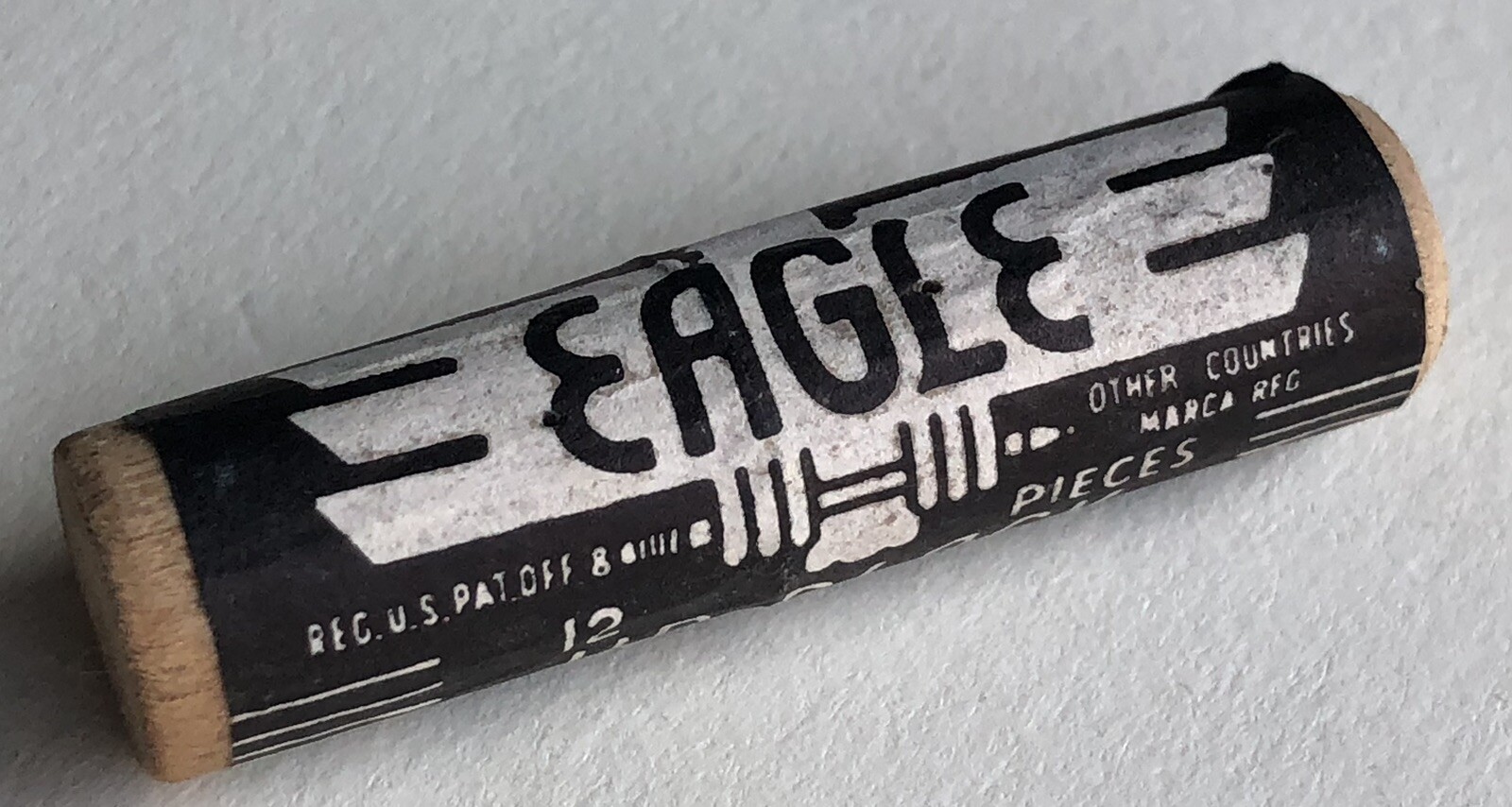 Vintage EAGLE Pencil Co. HB Black Mechanical Lead 1.18mm NOS 12pk Wood Tube USA