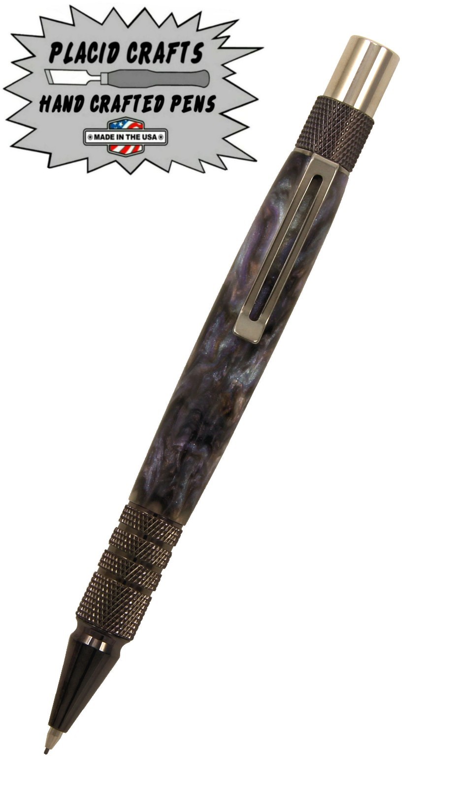 Dura Click .07mm Pencil / Gun Metal Hardware & Purple Haze Body / N86