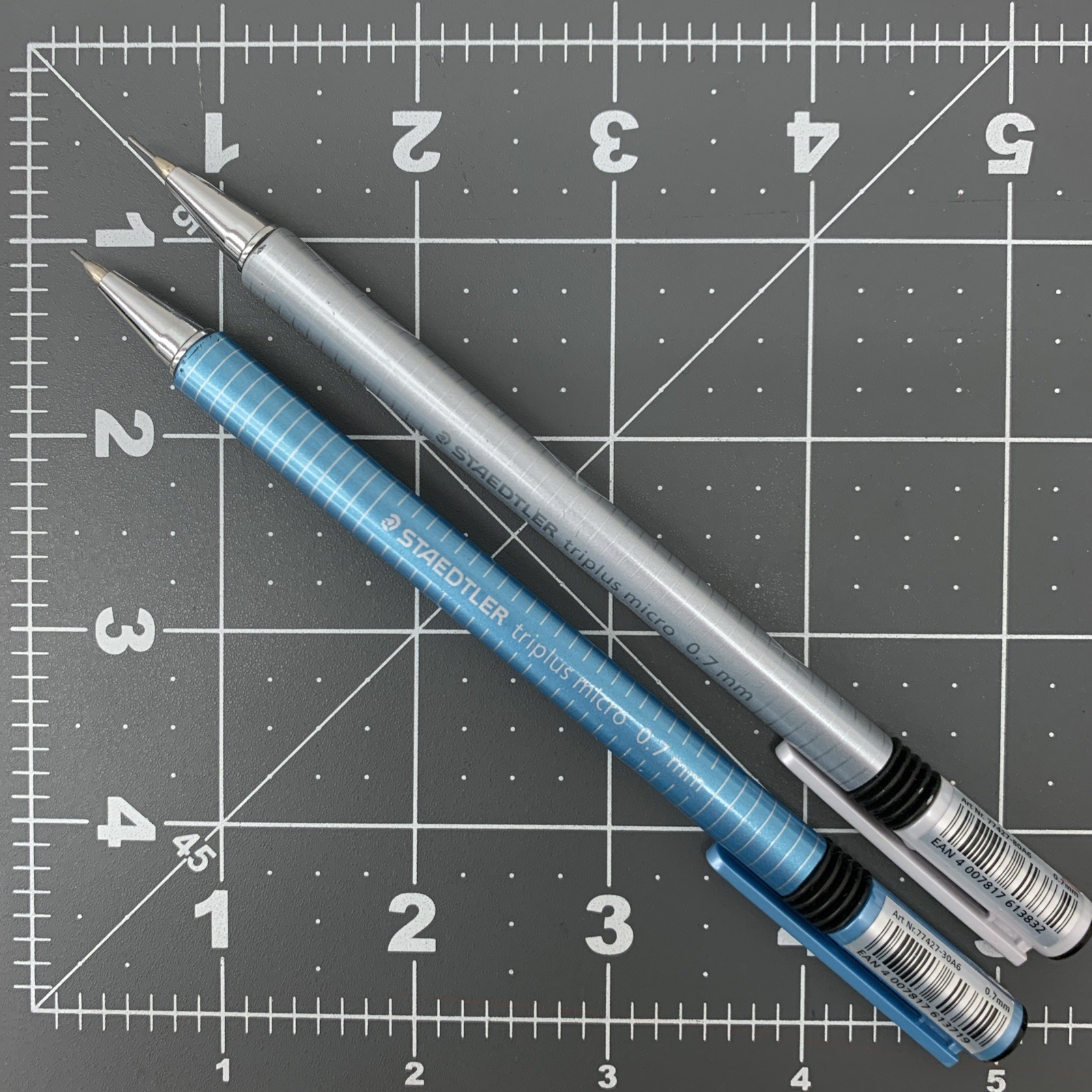 Vintage Staedtler Mechanical Pencil Triplus Micro 0.7mm Lot Of 2