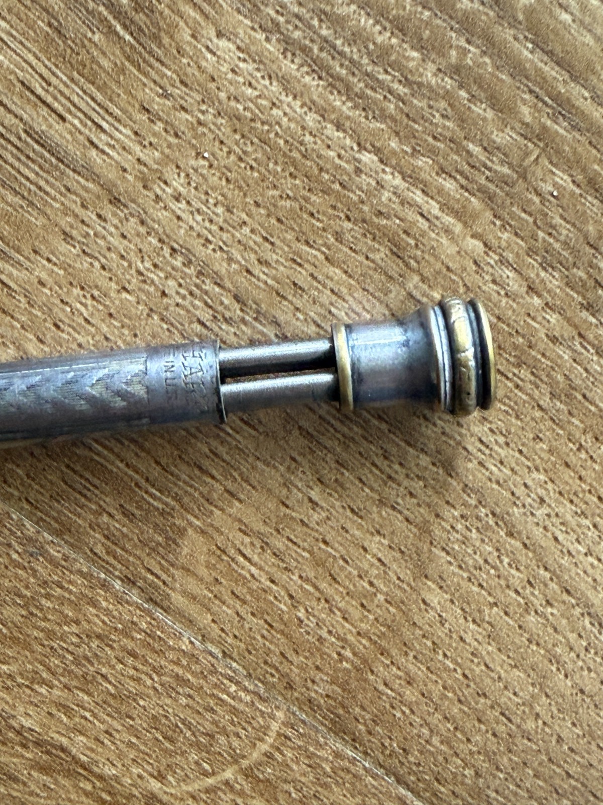 Wahl Eversharp 4” Triple Plated Mechanical Pencil Good Condition Has Wear Works