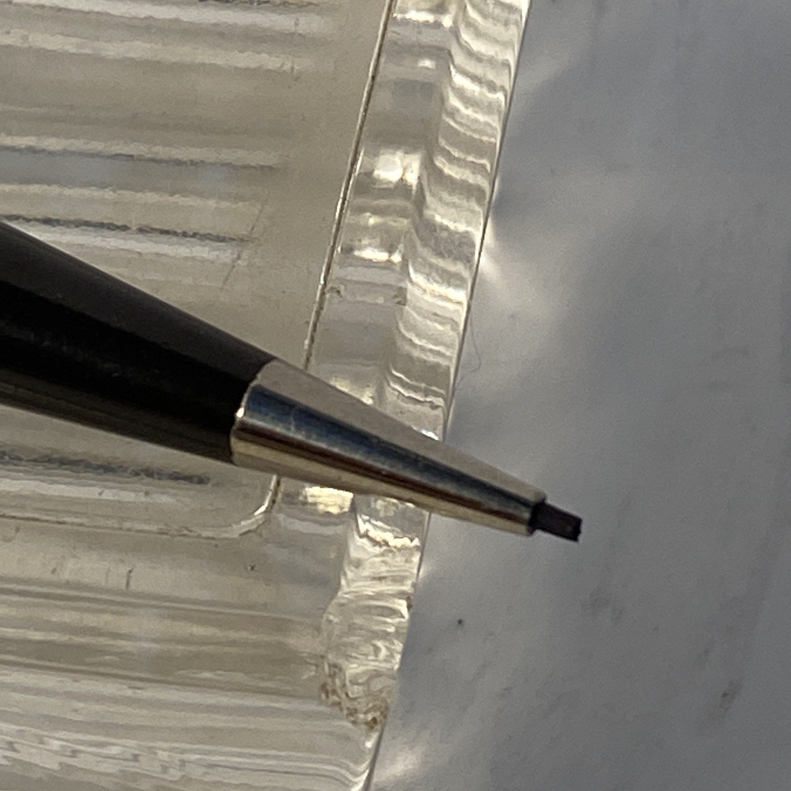 Vintage 1960s Autopoint Twinpoint Red & Black Lead Mechanical Pencil