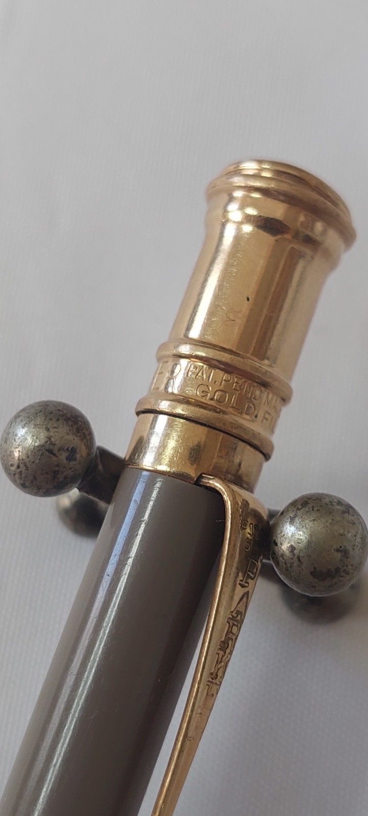 Vintage Parker Duofold 1920s Grey Mechanical Pencil