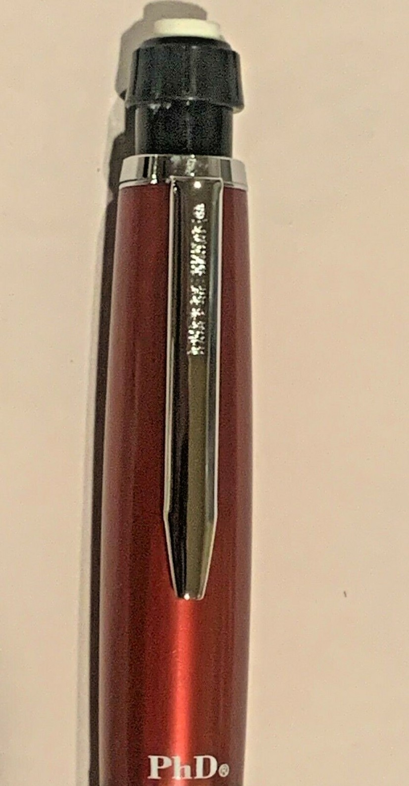 Paper Mate PhD Pencil.5mm Rare Cherry Red & Chrome Trim, New, old stock.