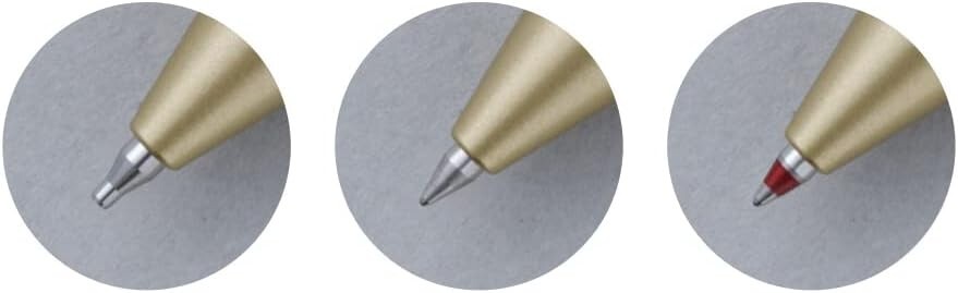 Rhodia Multi Mechanical Pencil Ballpoint Pen Hexagonal Script Limited Color Gold