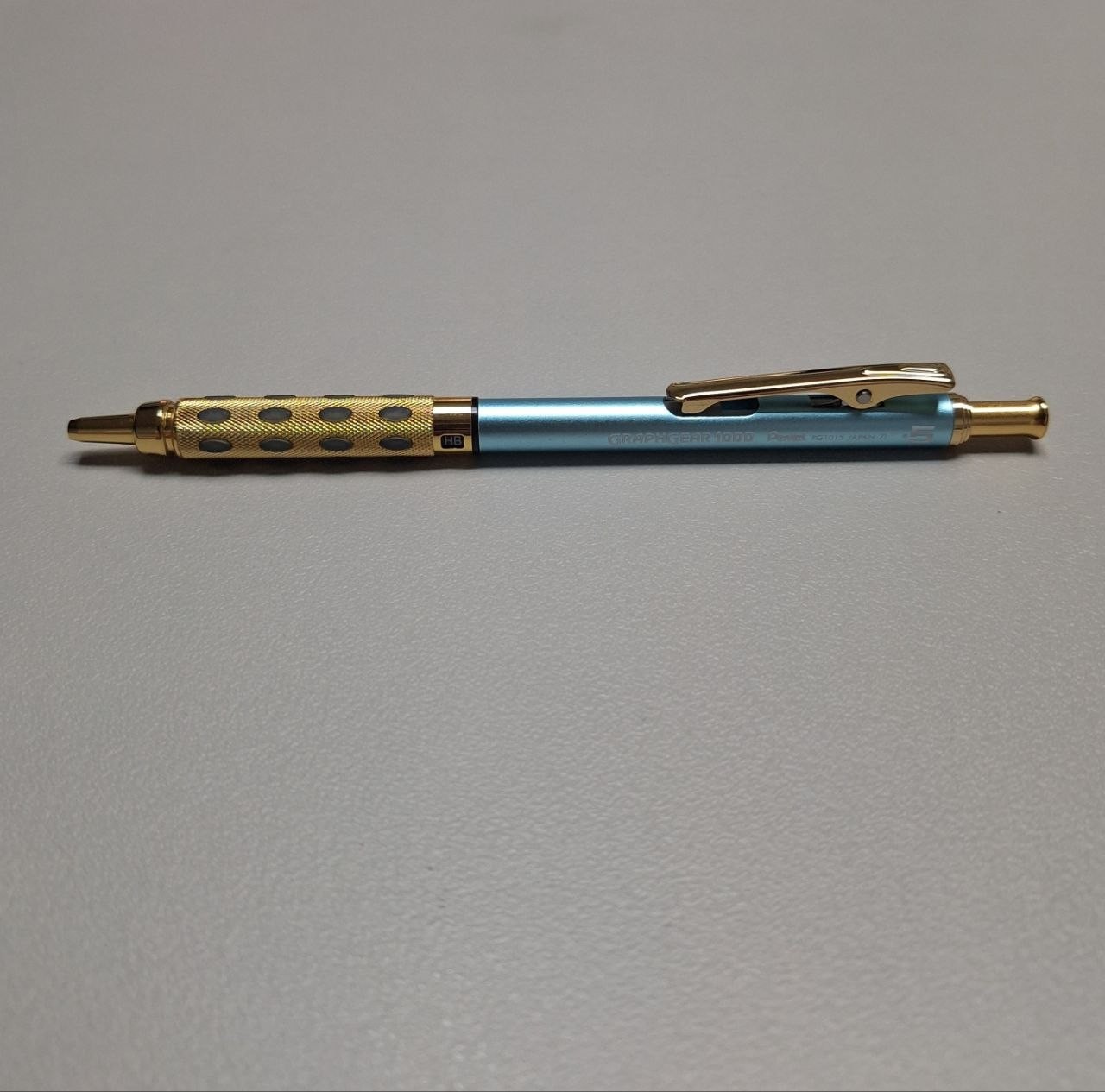 Pentel Graph Gear 1000 Limited Edition Mechanical Pen Graphgear Sky Blue & Gold