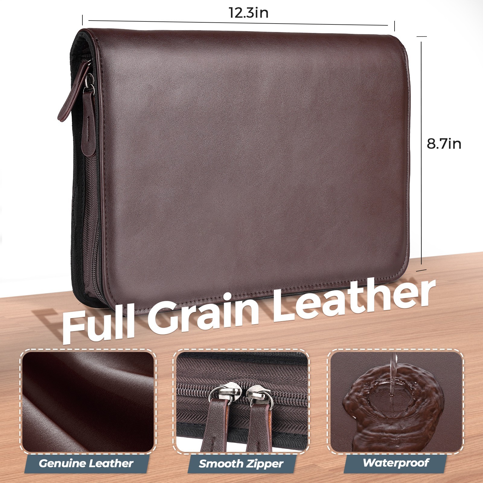 Nicpro 58PCS Art Drawing Supplies Kit in Leather Case