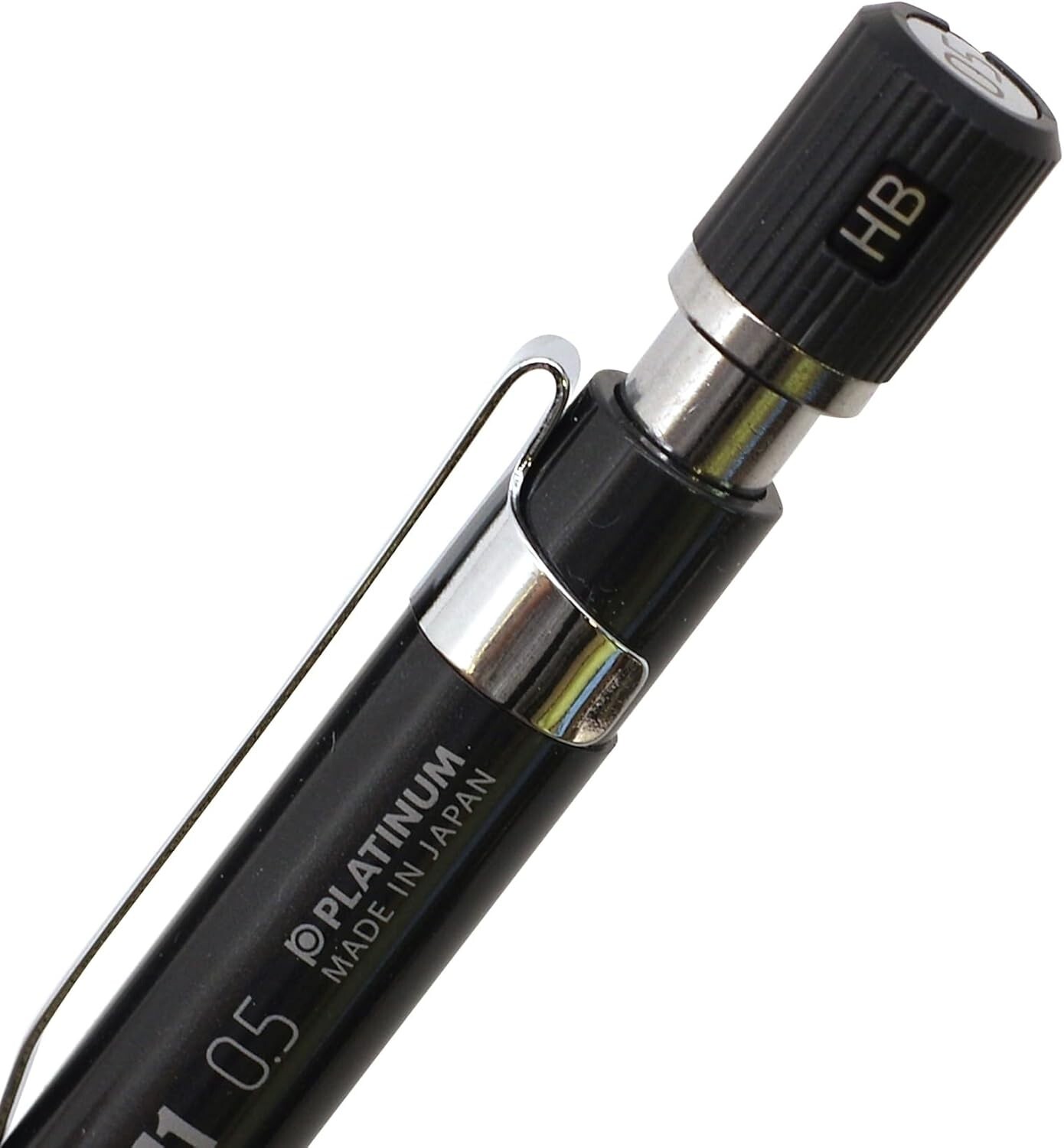 PLATINUM PRO-USE 241 Mechanical Pencil 0.5mm MSDD-2500B Black Japan
