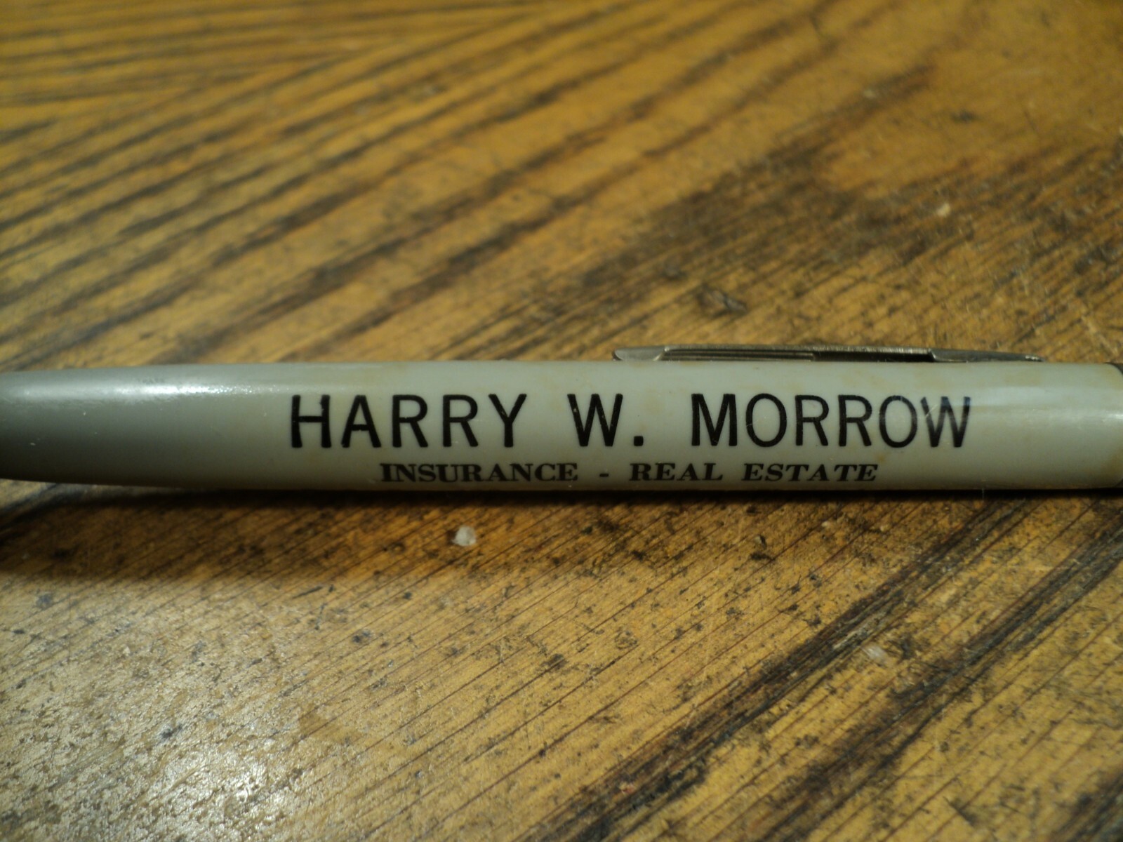 Vintage Wings Mechanical Pencil Harry W Morrow Insurance Real Estate Reading PA