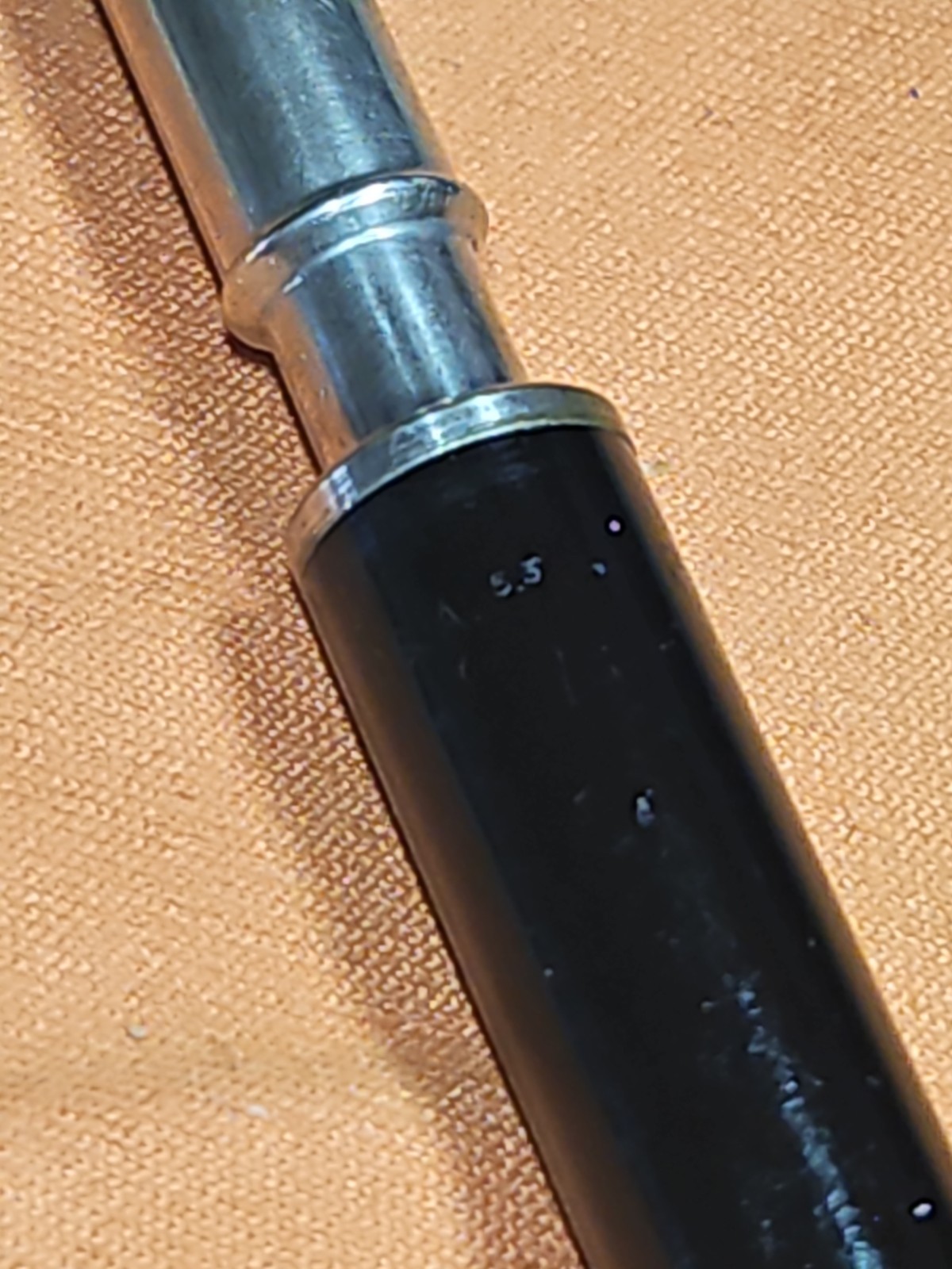 PARKER 51 Mechanical Pencil 1955 Black Resin Barrel 1/10 12kt Gold Filled Cap