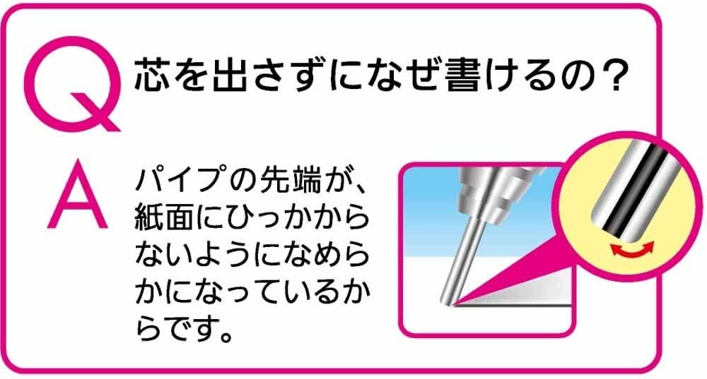 Pentel Orenz XPP502-P Mechanical Pencil 0.2mm HB Pink JAPAN