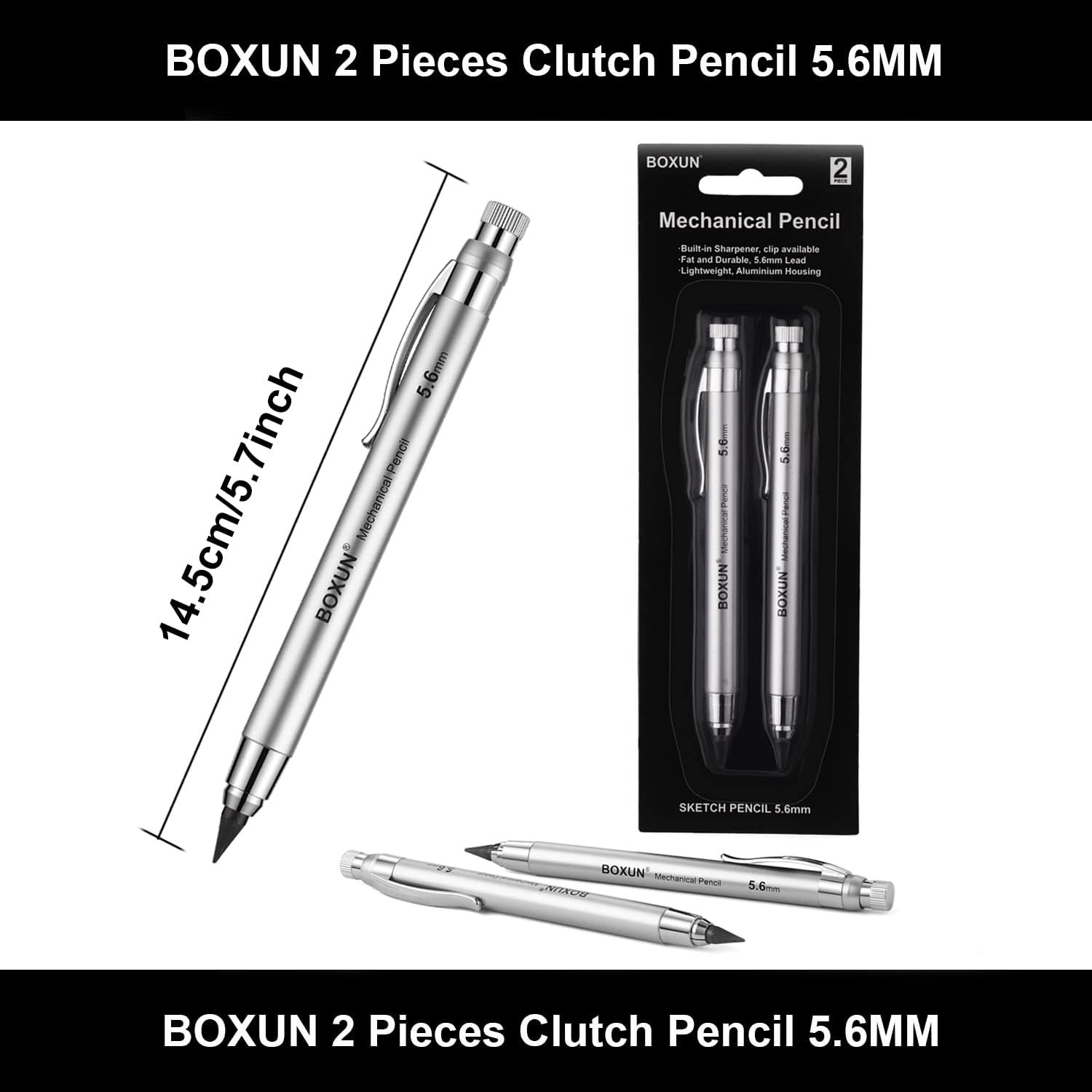 5.6 MM Lead Holder, Clutch Pencils for Draft Drawing, Shading, Crafting, Art Ske