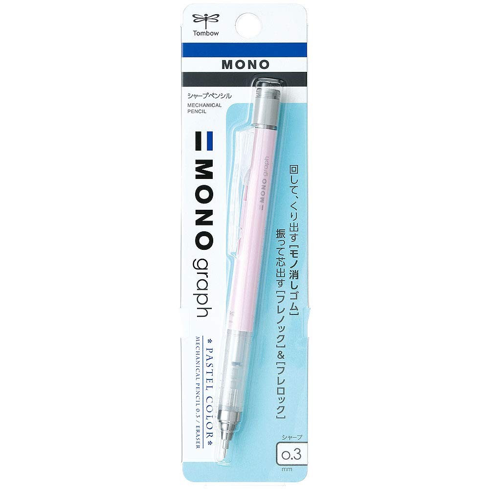 Mechanical Pencil Monograph 0.3mm DPA137E Sakura Pink Drafting Drawing