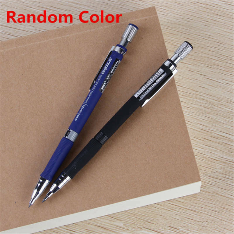 2mm 2B Lead Holder Pen Automatic Mechanical Drafting Drawing Pencil Stationery