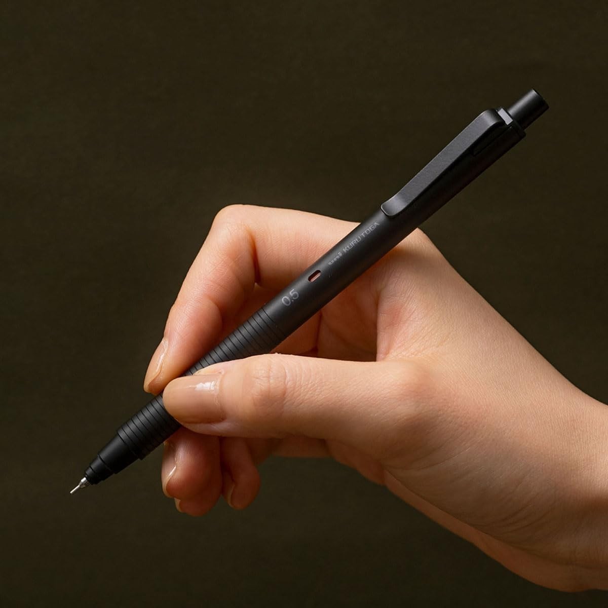 Uni Kuru Toga Metal Mechanical Pencil 0.5mm Slient Blue M5KH1P