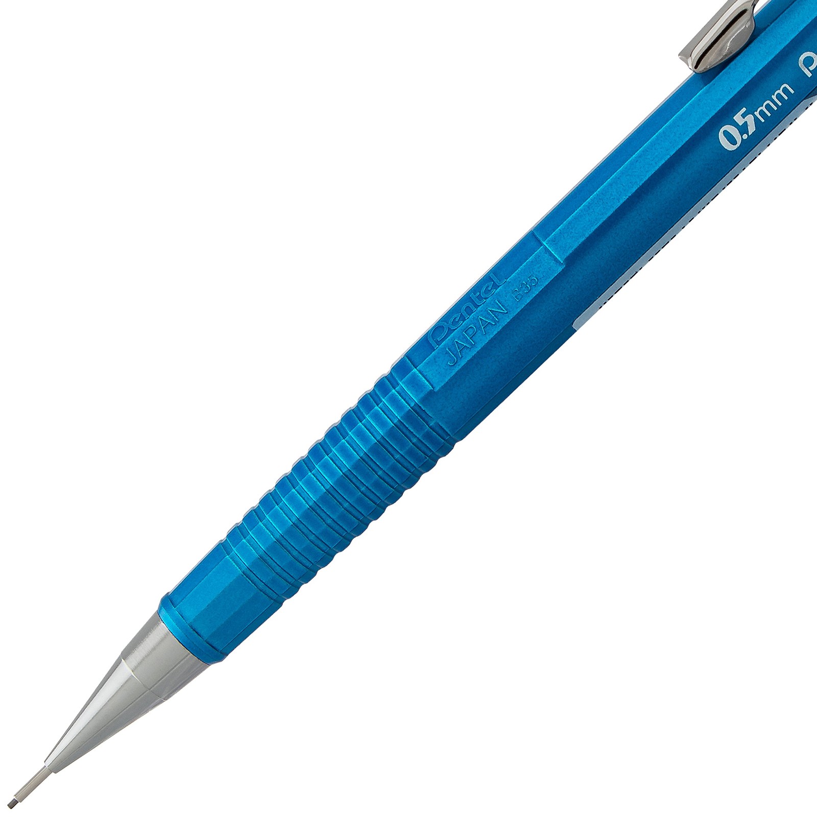 Pentel Sharp Mechanical Pencil, (0.5mm), Metallic Blue Barrel, Box of 12 Penc…