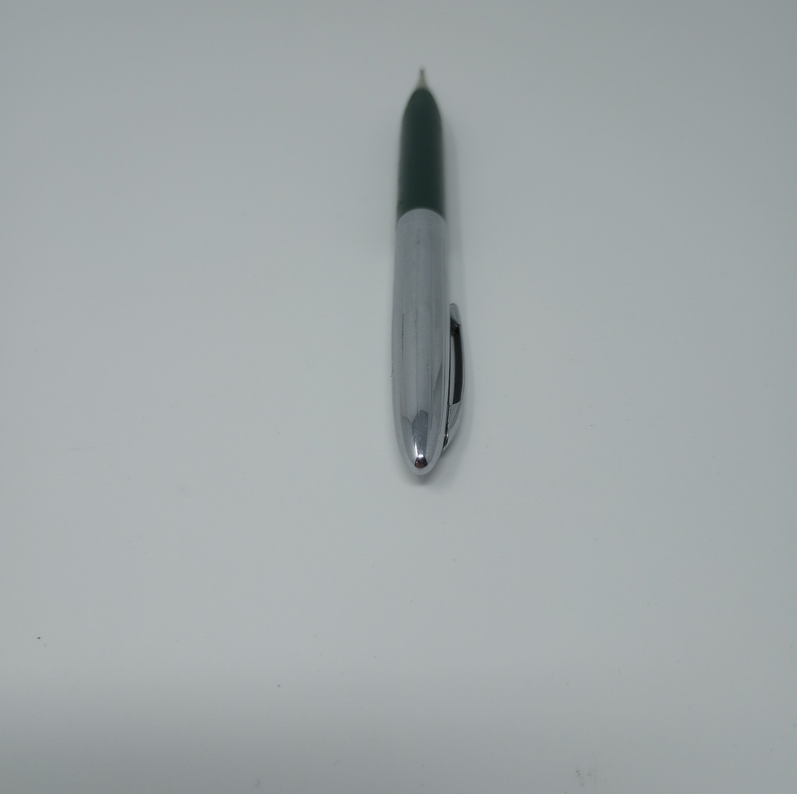 Vintage Fineline Sheaffer Pen Company Green & Chrome Mechanical Pencil WORKS!