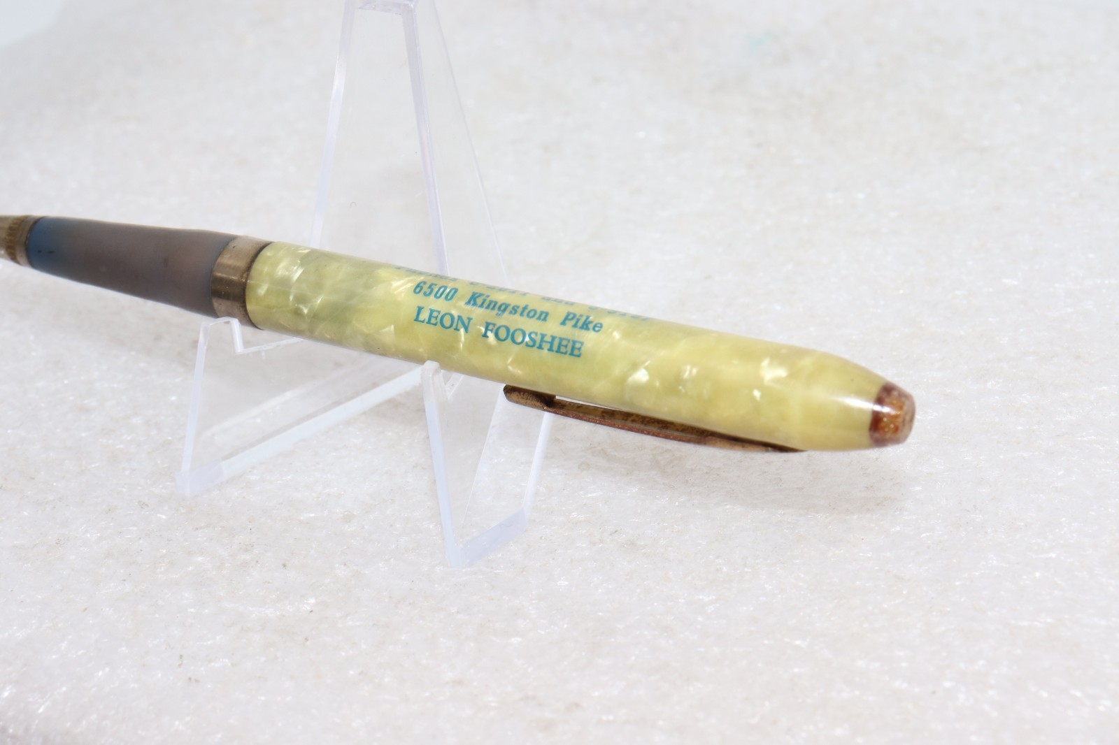 1930-1945 Terrace View Court Motel Celluloid Advertising Mechanical Pencil