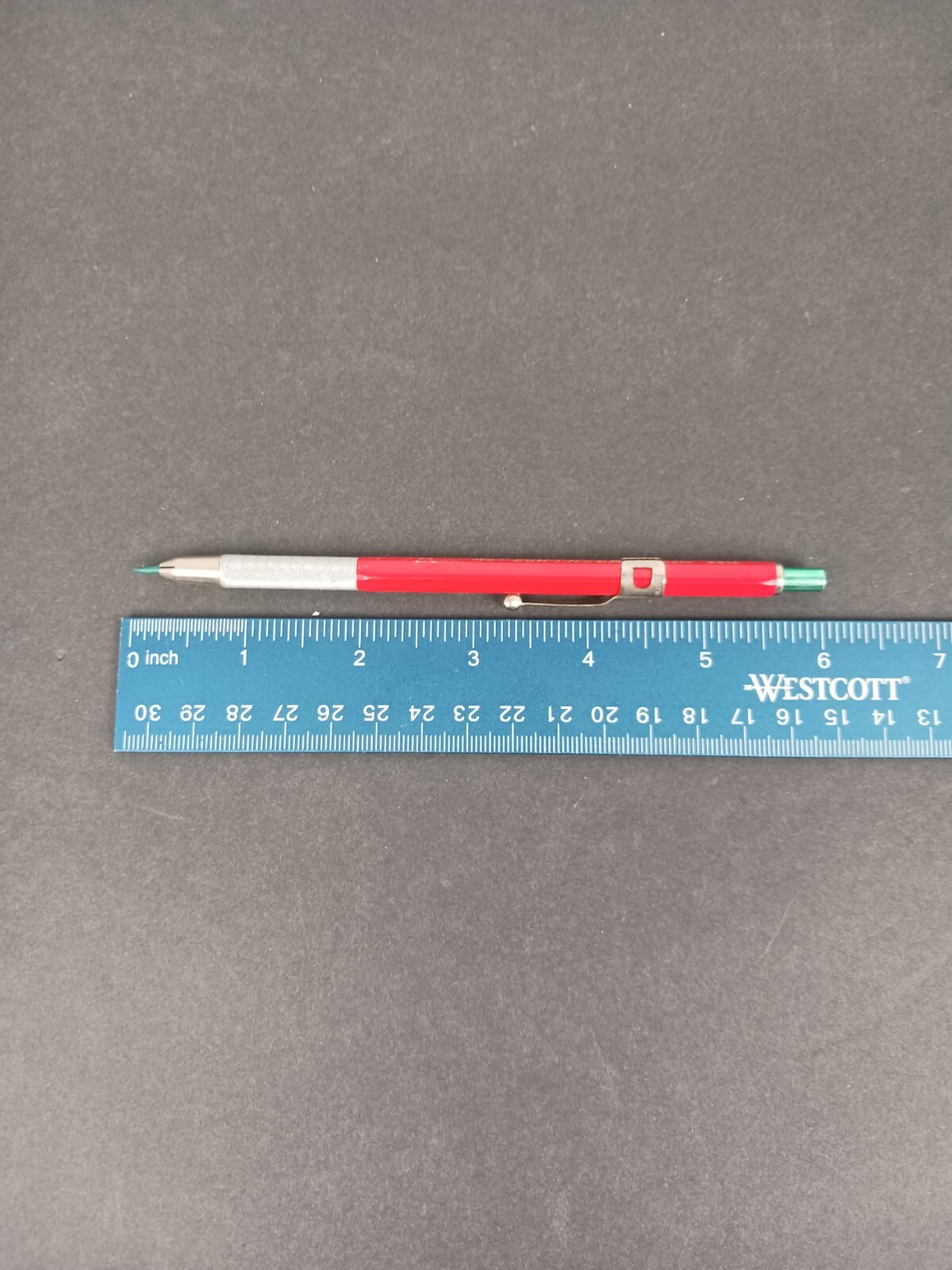 Vintage Micropoint Mechanical Pencil / Red Green lead / Italy Adapto 5611 / USA