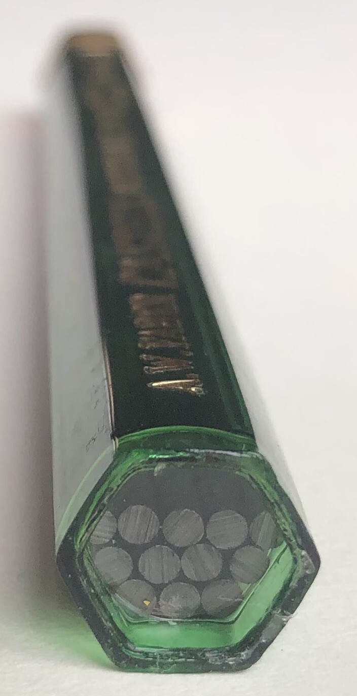 Vintage A. W. Faber Castell Drawing Lead 6H 2mm NOS 12 Pack Tube Germany