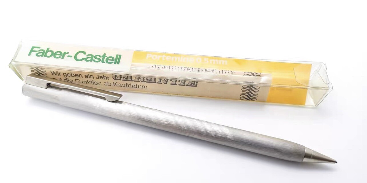 NOS Faber castell DS 45 Ds45 mechanical pencil west Germany 0.5mm sliding sleeve