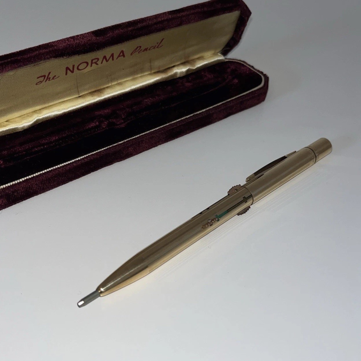 Vintage 14k Gold Filled The Norma Four Color Pencil Made in U.S.A. 4 Color Rare!