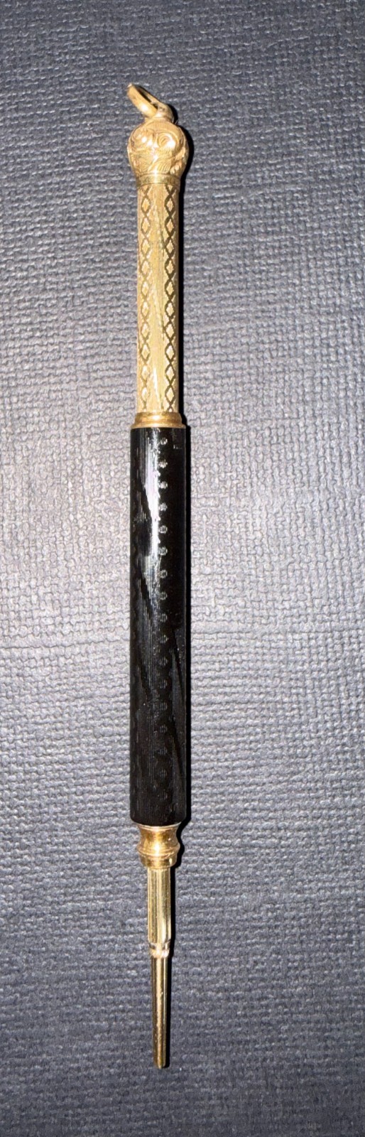 Antique Victorian William S Hicks Telescopic Magic Pencil 1871 Patent Gold BHR