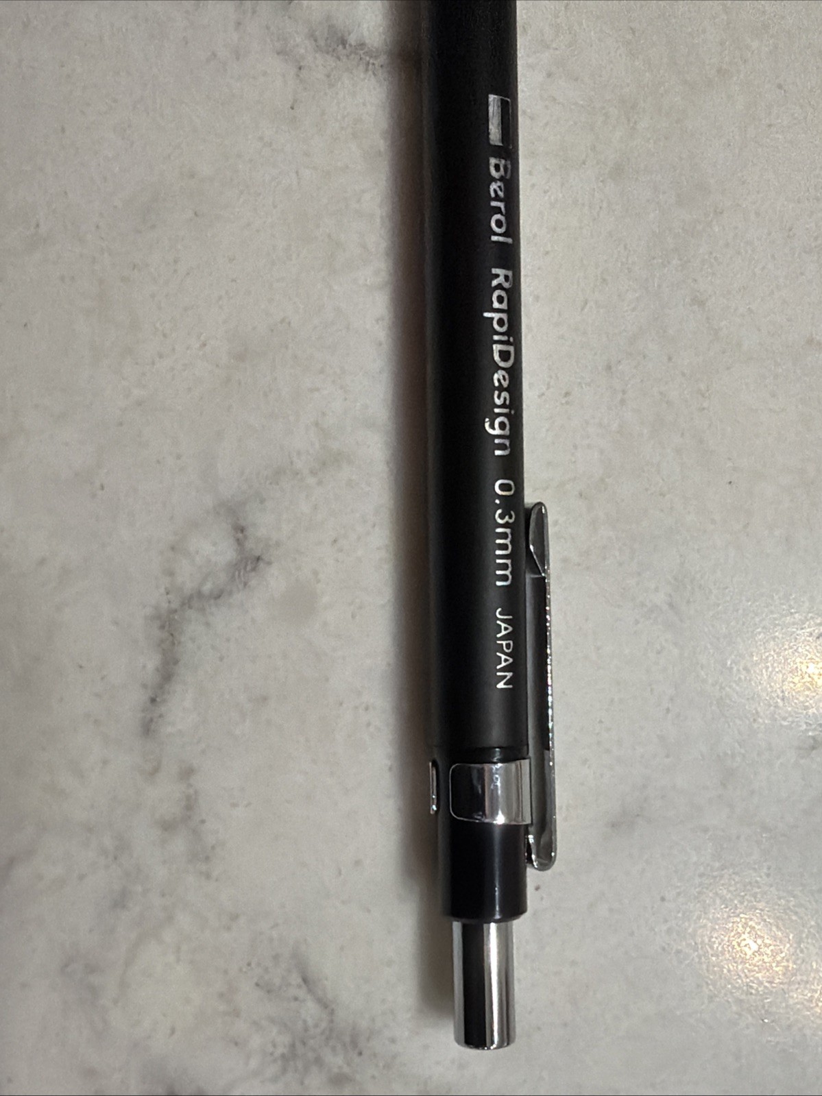 Vintage Berol RapiDesign 0.3mm Black Barrel Mechanical Pencil Great Condition