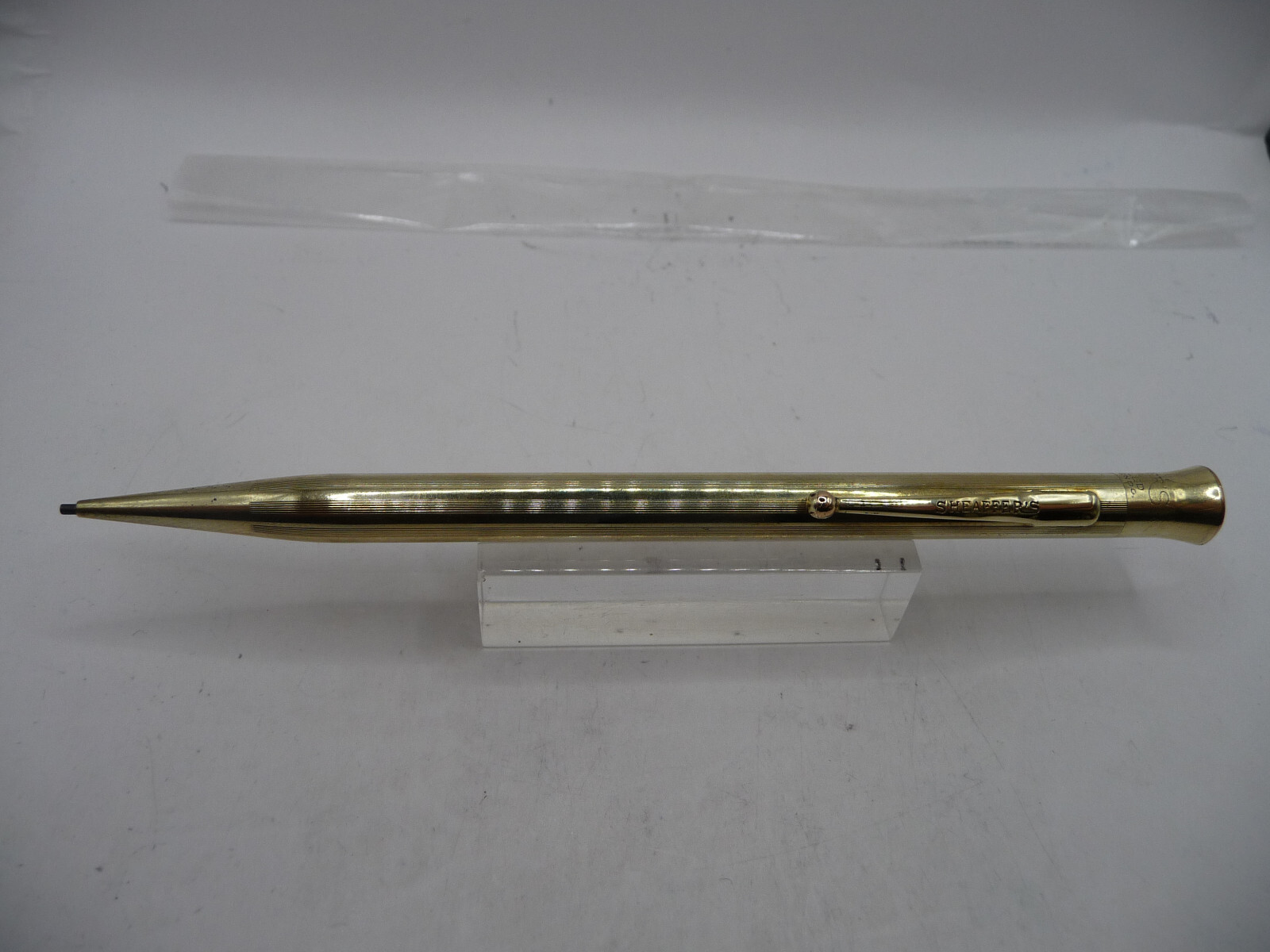 Sheaffer Vintage Gold Filled Lifetime Slender Pencil–working