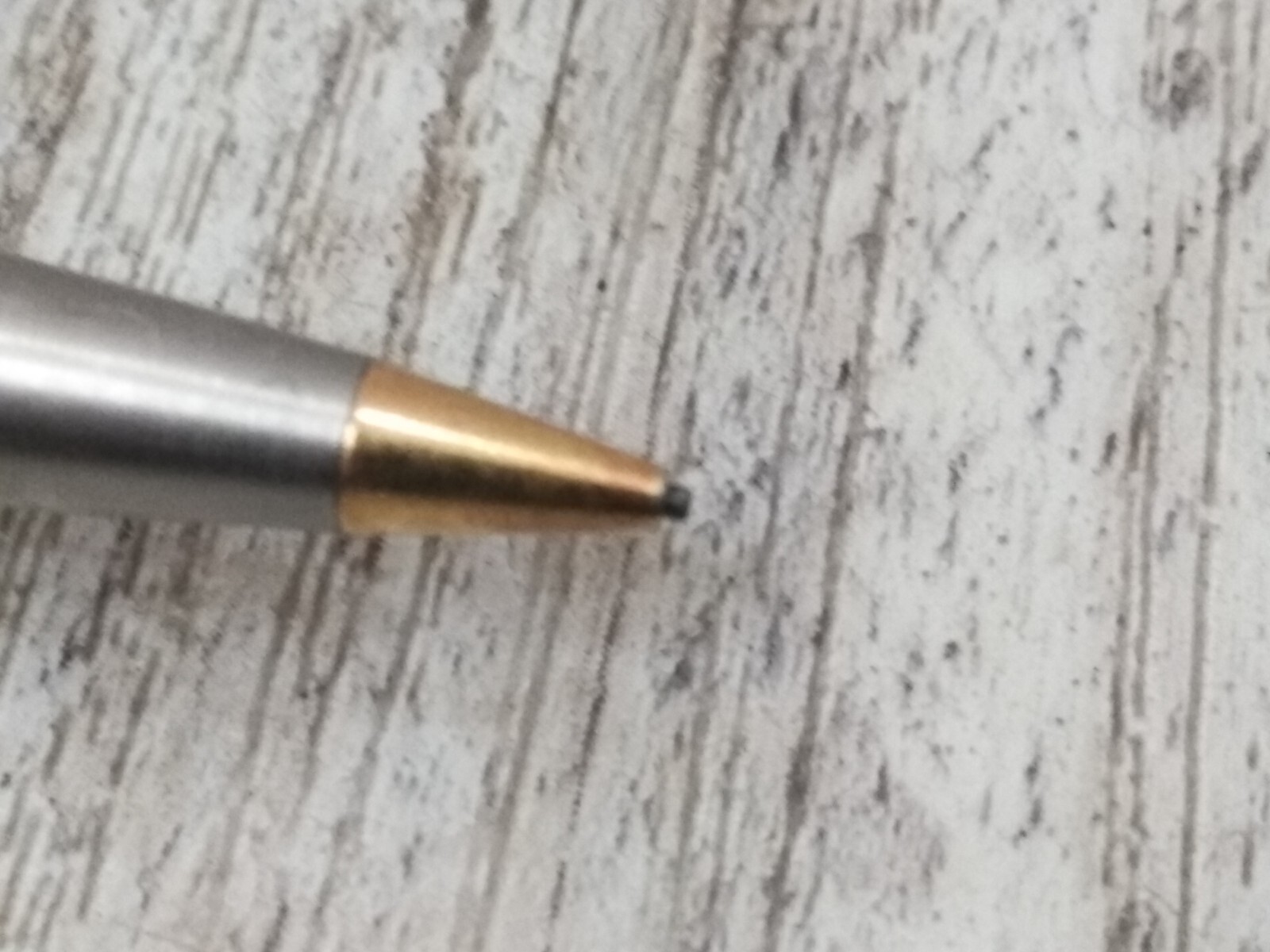 VTG. 1970’s Parker 45 Stainless Steel Mechanical Pencil 0.9MM Gold Trim (USA)