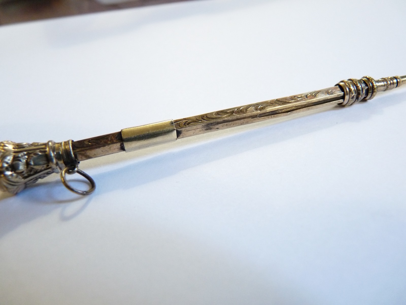 Antique Vintage Victorian Era 14k Gold Filled Propelling Pencil Machanical