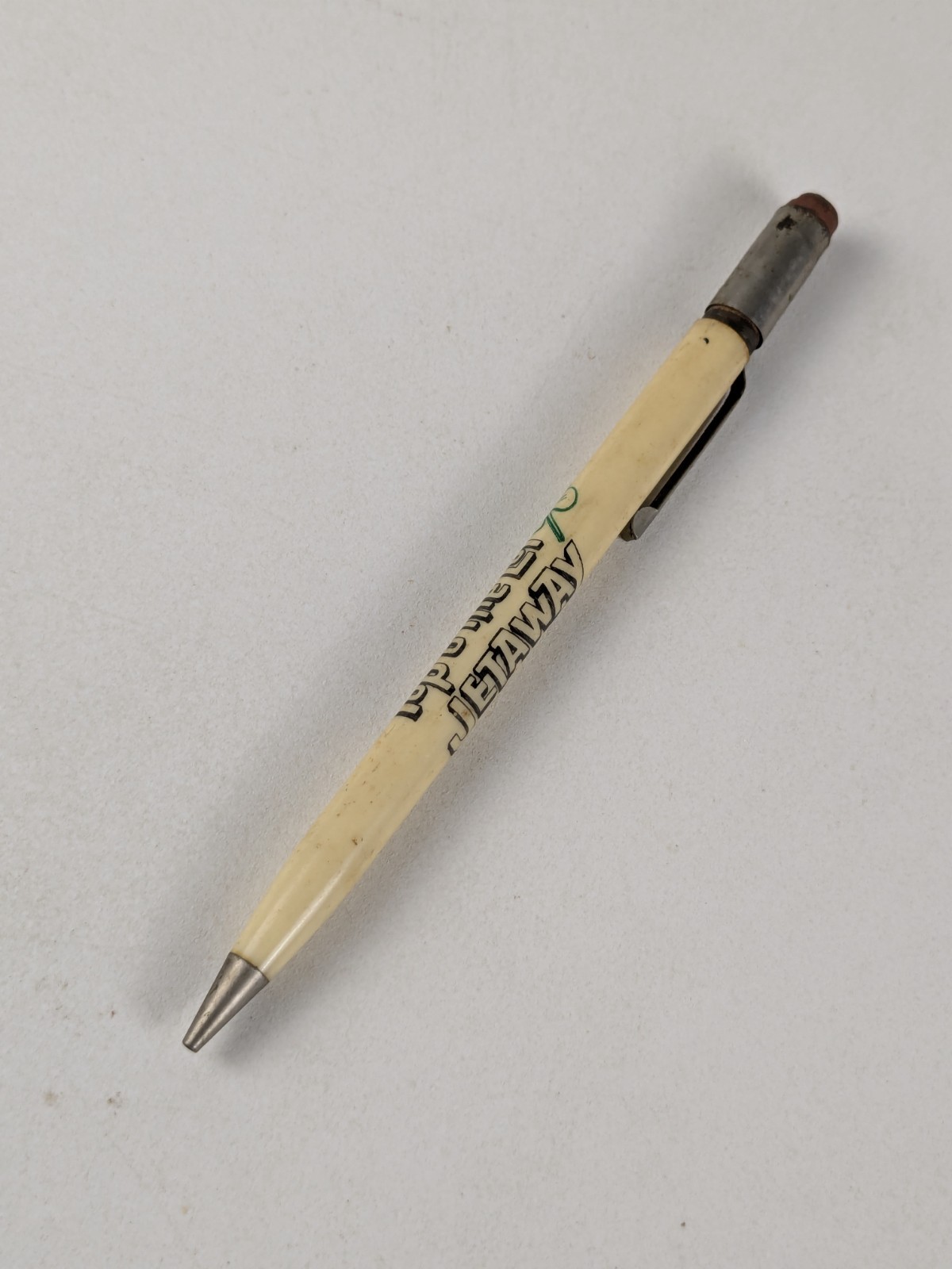 1940-50s – Top’ o the Lot Jetaway Ford Tractor Dealer Ad Mech Pencil – B18B