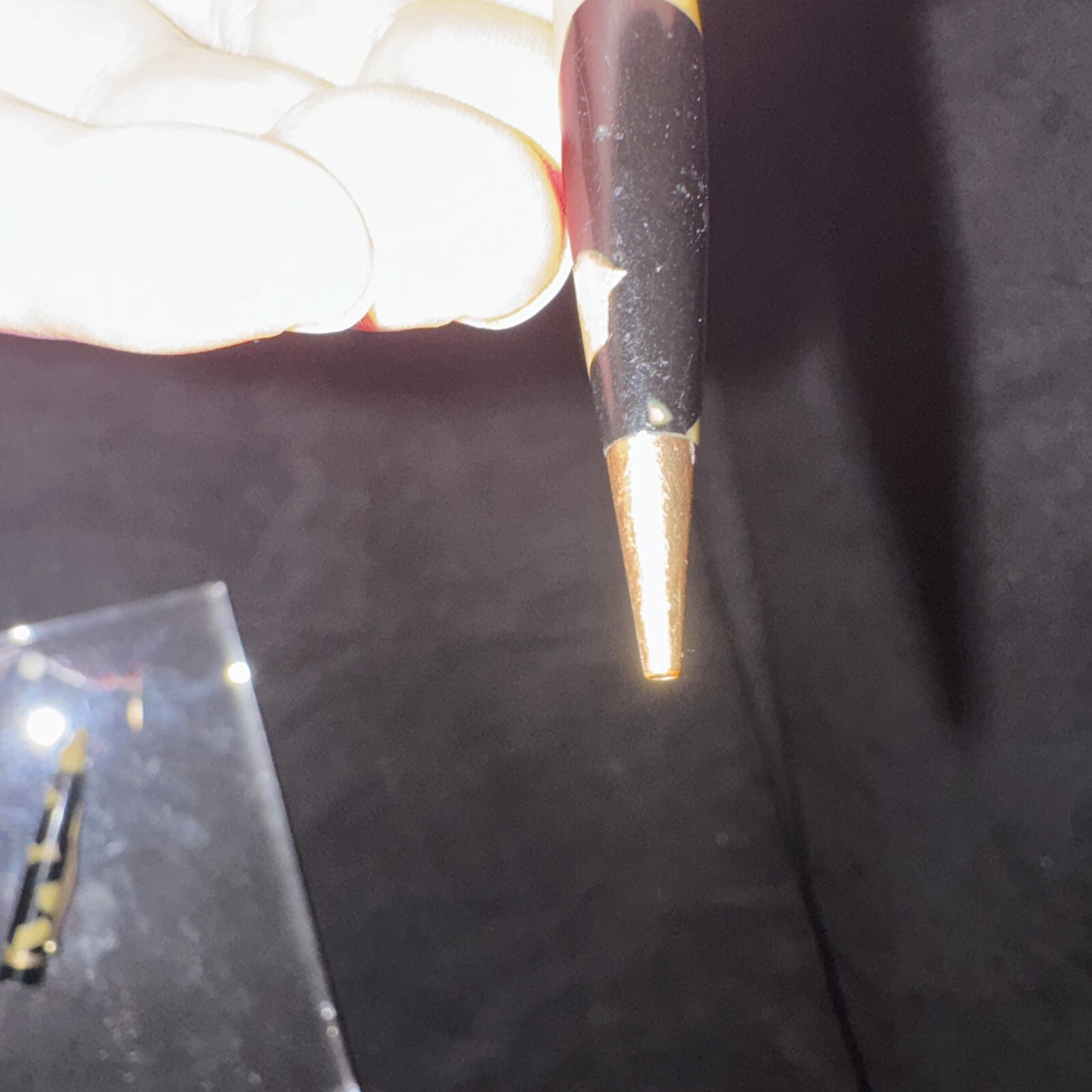 1930’s Sheaffer Balance Mechanical Pencil Black Pearl & Gold No Lead To Test-5”
