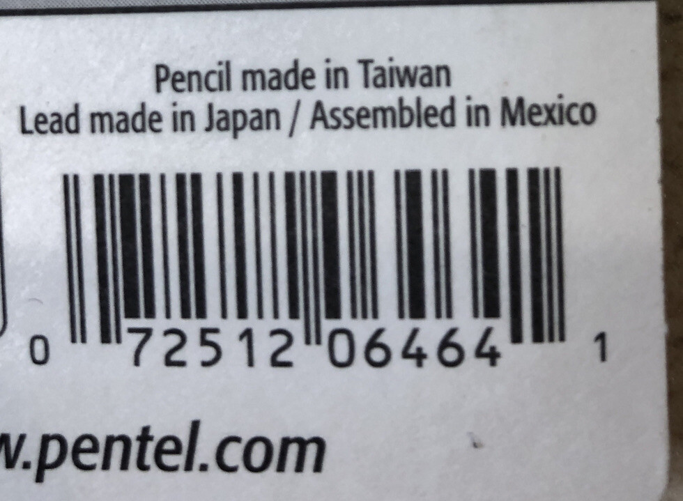 Pentel Champ Mechanical Pencils, Charcoal Grey & Purple Barrels 2 Pk 0.5 mm