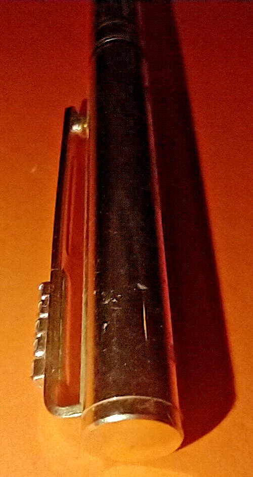 VINTAGE!! USED!! GOLD TONE FANCY FAUX DIAMOND MECHANICAL PENCIL & LIGHT PEN