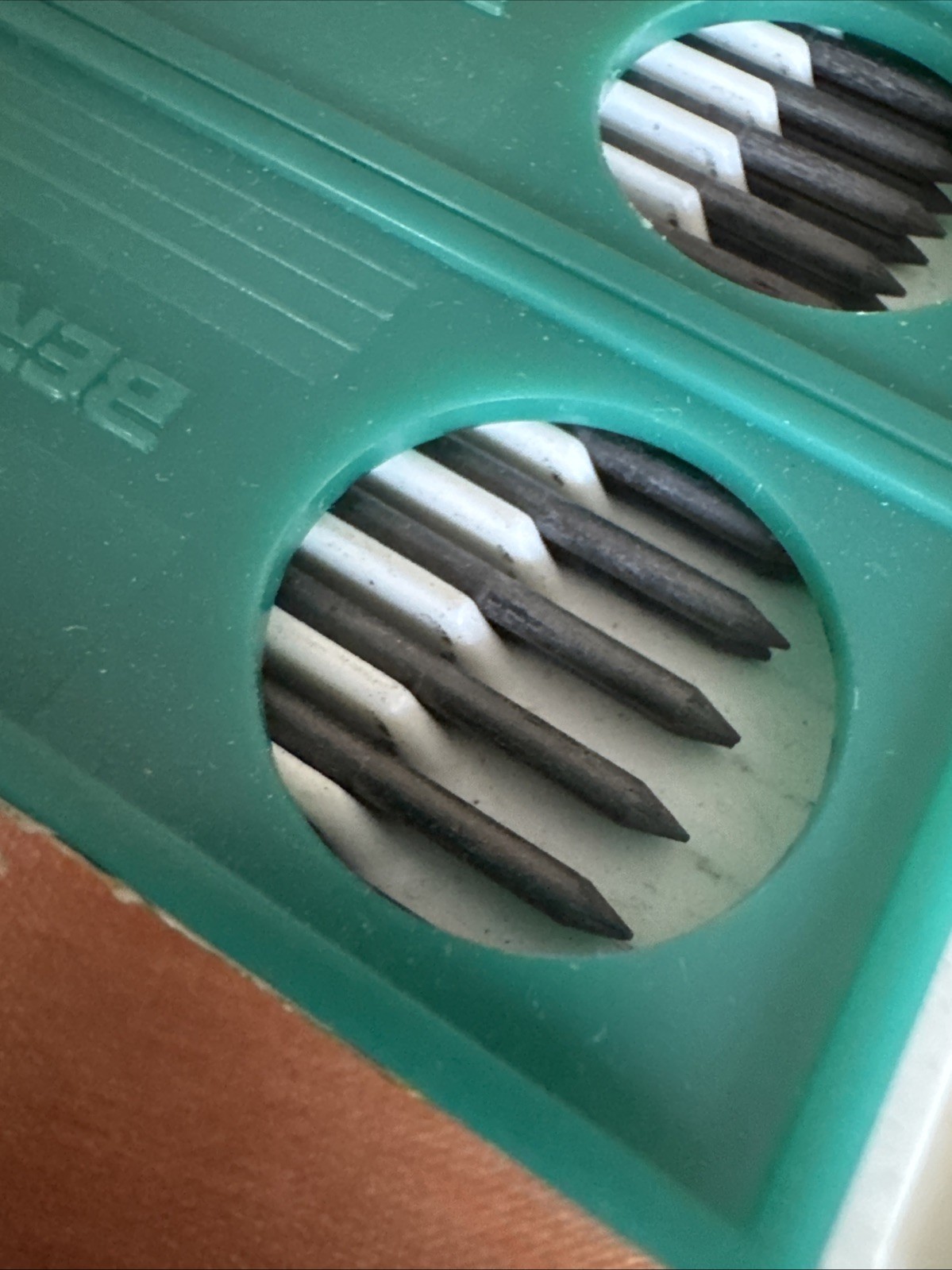 Vintage Berol Turquoise Eagle Drawing Leads 2375 3H 6 Dozen