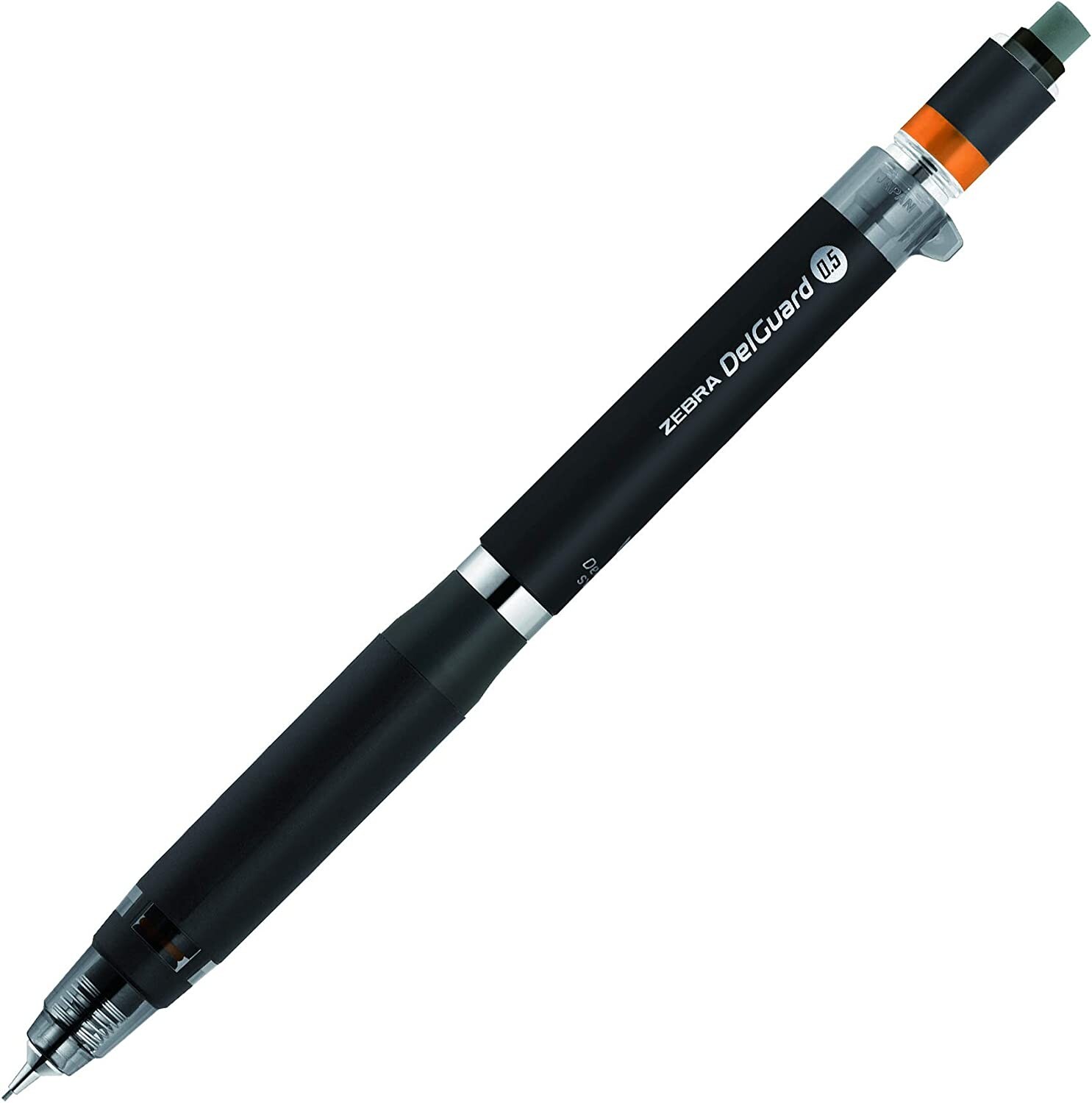 Zebra Mechanical Pencil DelGuard Type ER 0.5mm Black P-MA88-BK