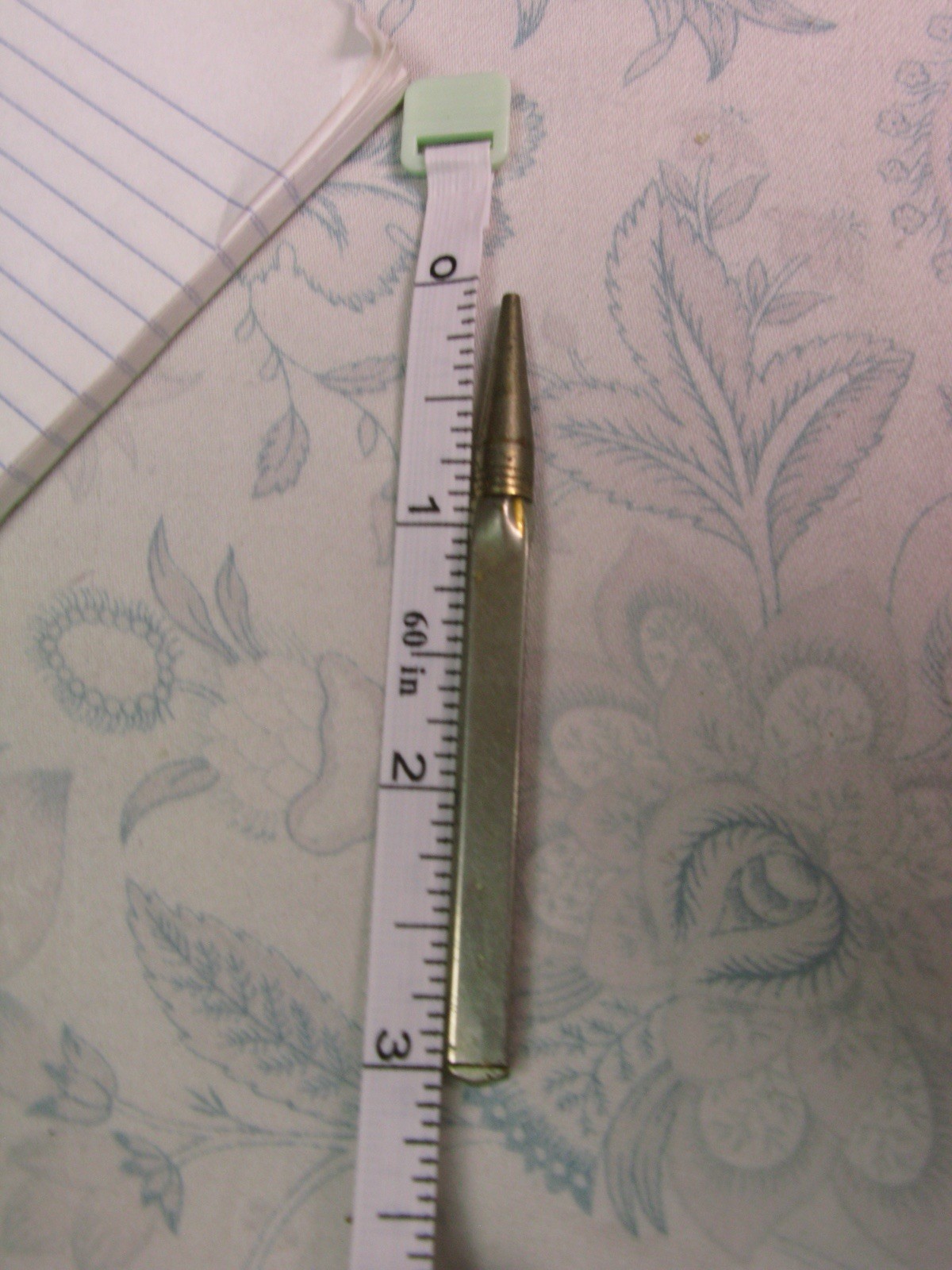 Swank Vintage Mechanical Pencil 3 inch Working Silver colored 1.1mm