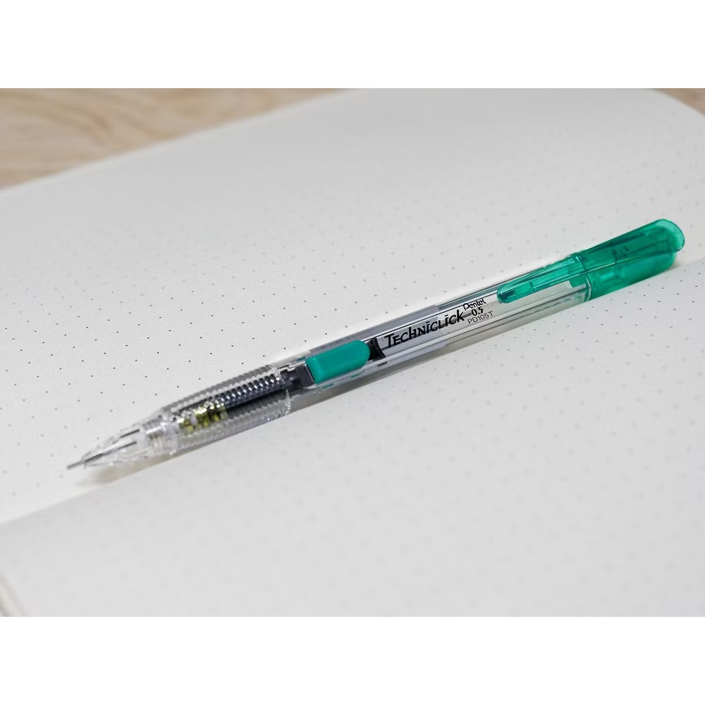 Pentel Techniclick 0.5 mm Mechanical Pencil Side Click Mixed Colors Set of 12