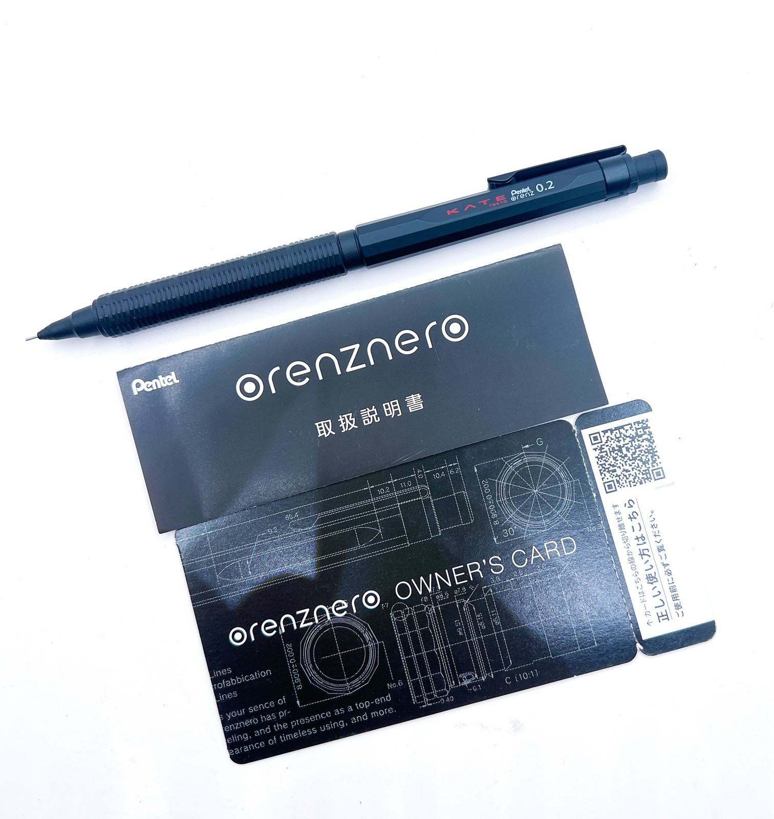 NOS Pentel Mechanical Pencil OrenzNero 0.2mm Kate Version 150 Pcs Limited