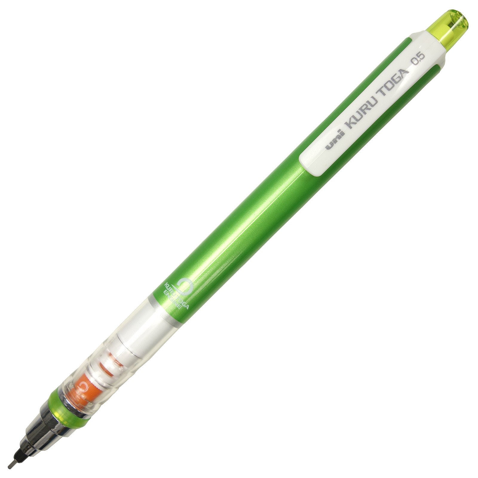 Uni Kurutoga Mechanical Pencil Standard, 0.5mm, 1 Count (Pack of 1), Green