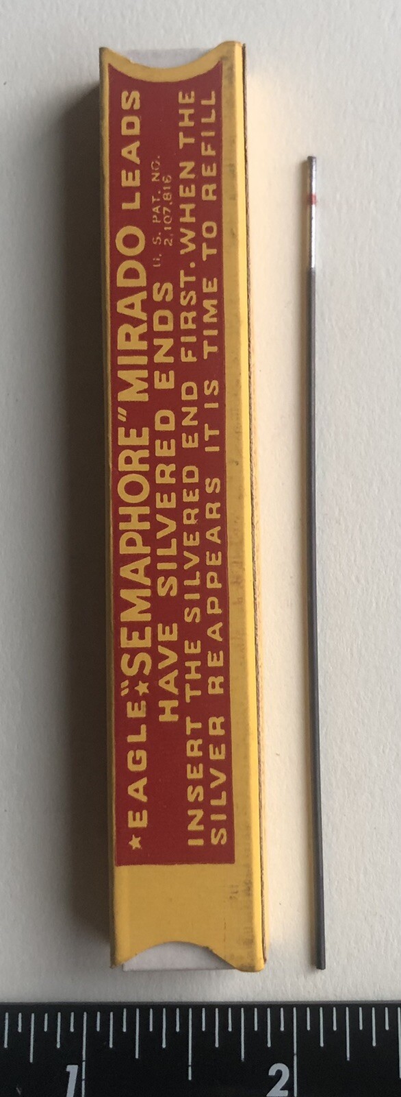 Vintage EAGLE Mirado Semaphore Mechanical Pencil Lead COPY 1.18mm NOS 4pk USA