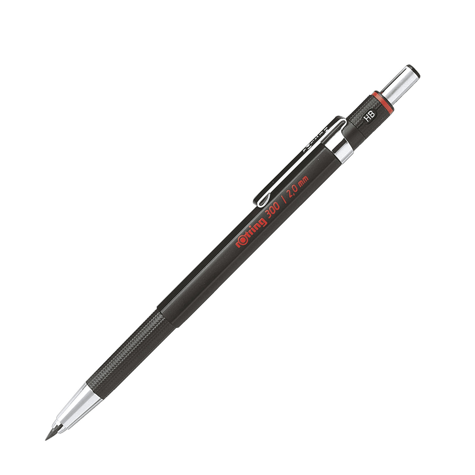 rOtring 300 2mm Holder Mechanical Pencil Black Body [NEW] Drop Pen