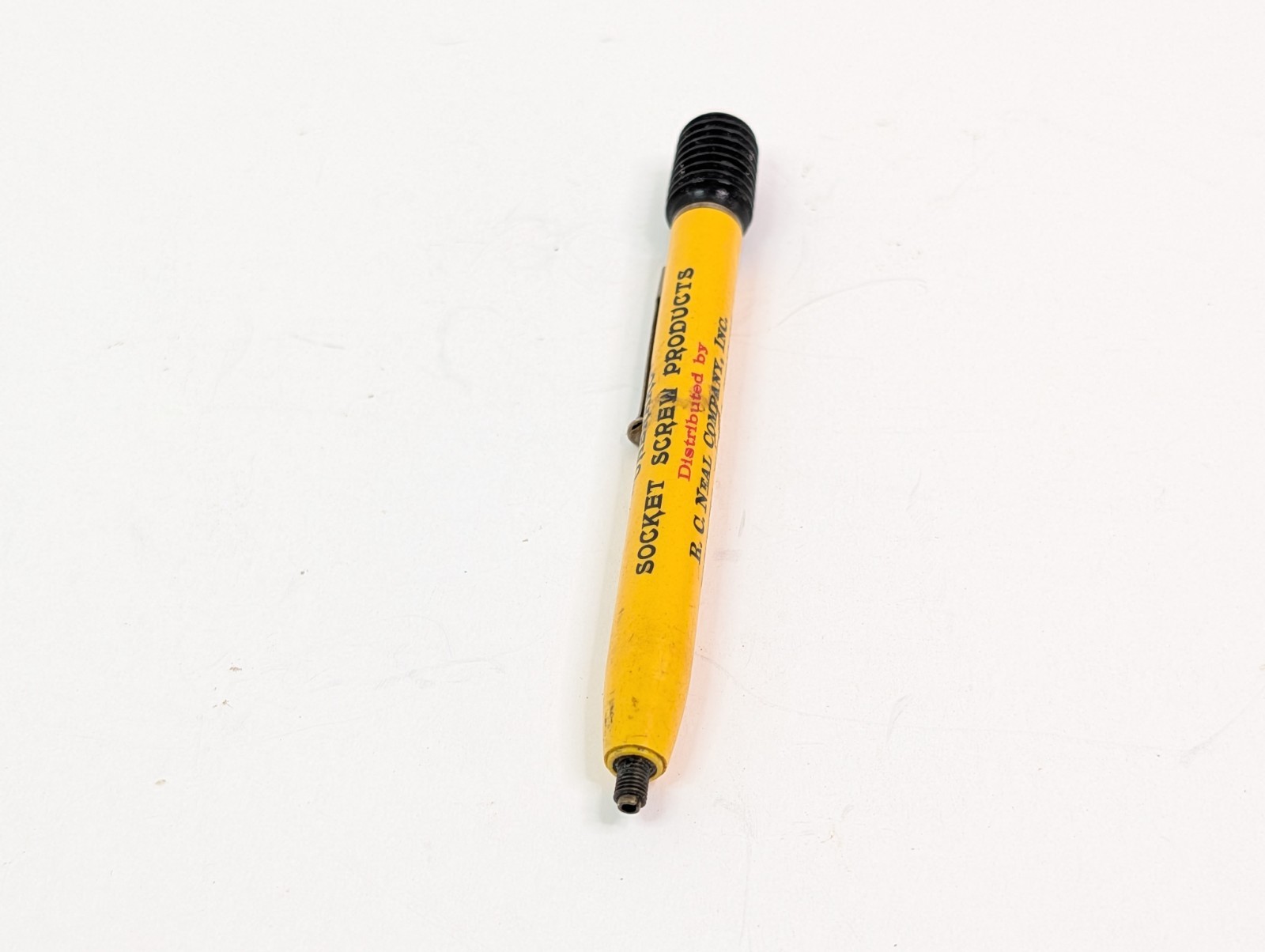 1960’s UNBRAKO Head Cap Mechanical Pencil & Leads Vtg R C Neil Company Scripto